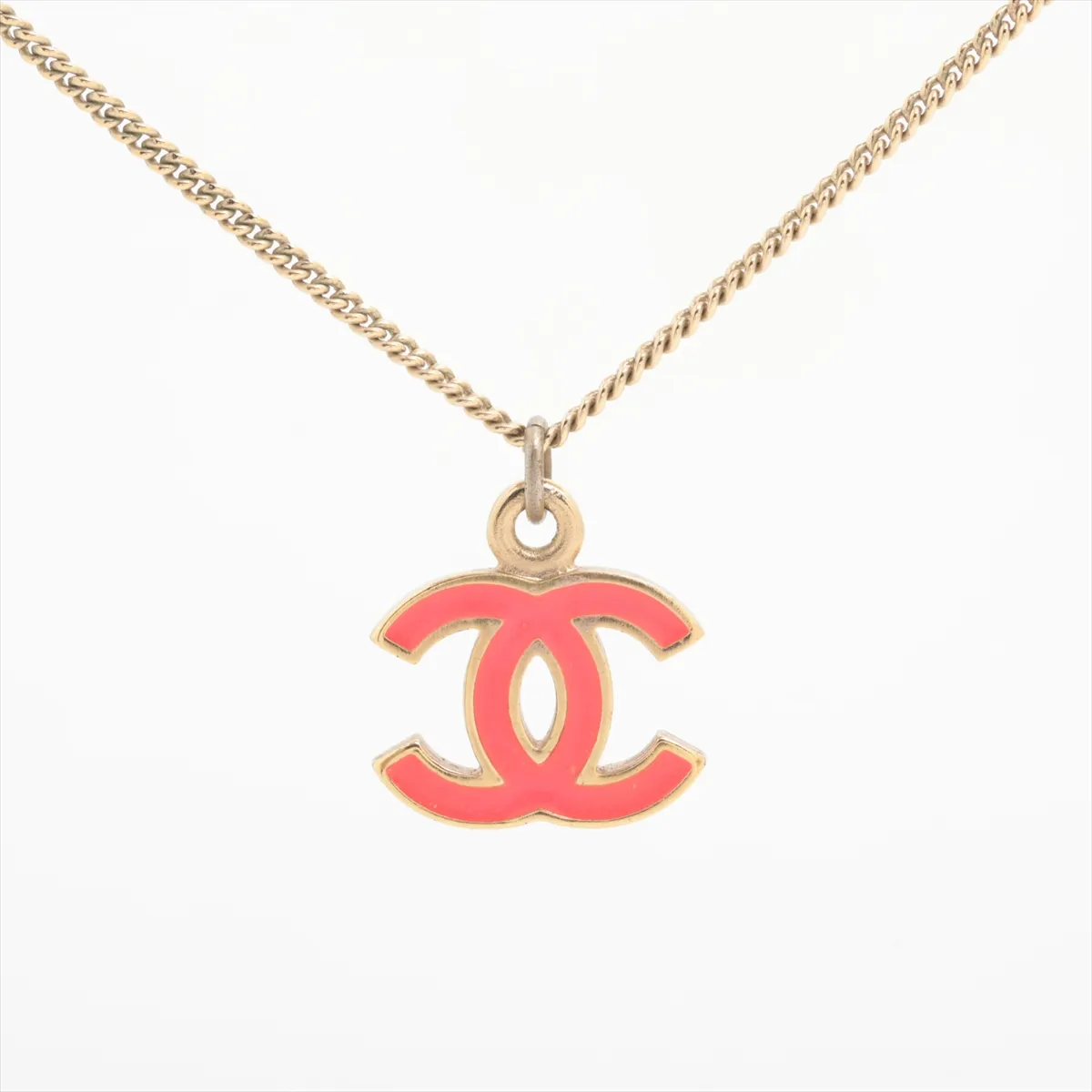 Coco Mark 04A Necklace GP Gold x Pink — view 2