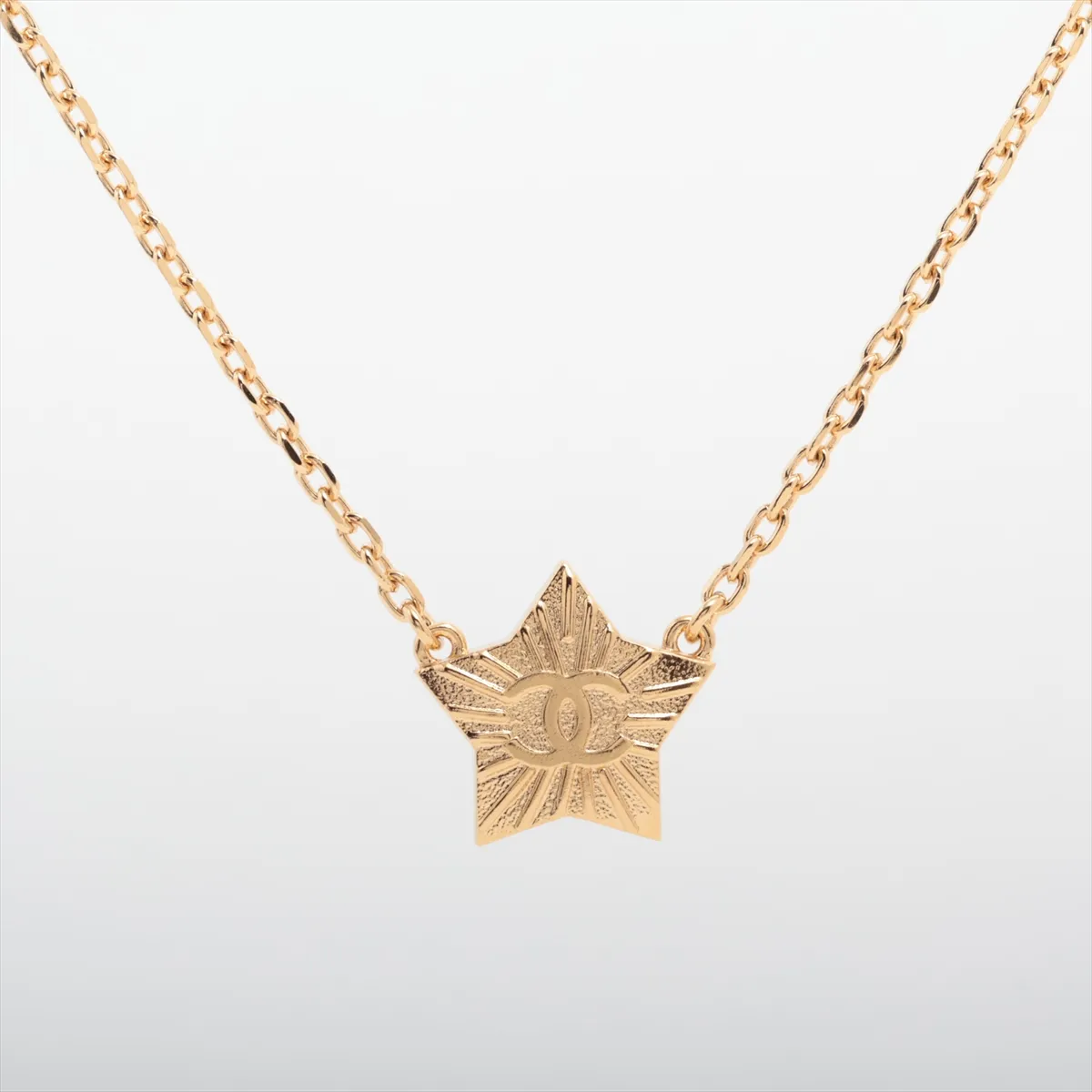 Cocomark B24C Necklace GP x Rhinestone Gold — view 2