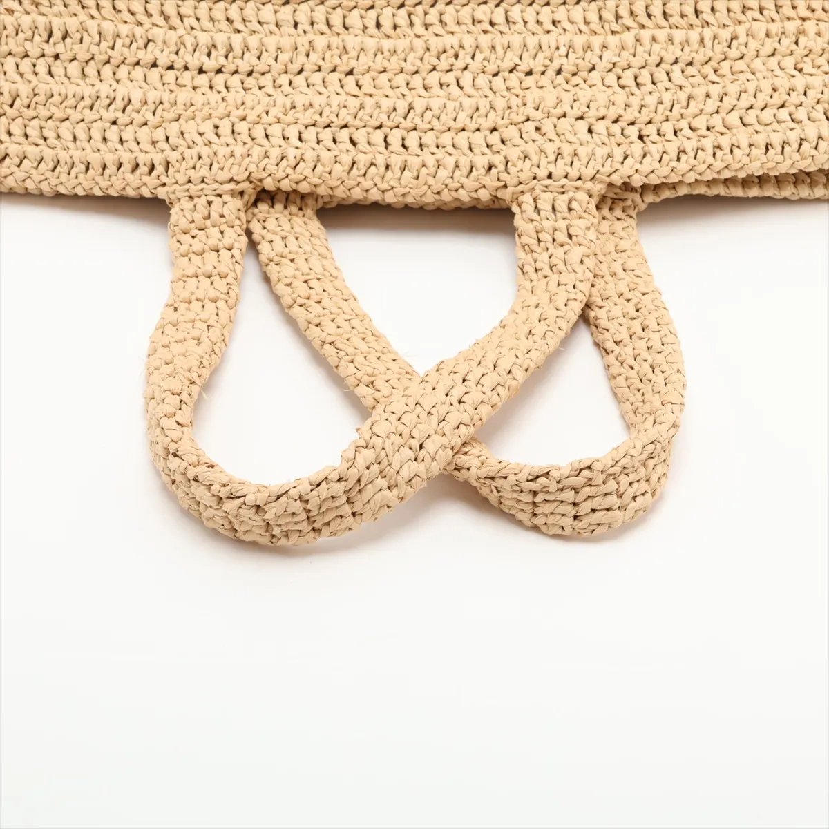 Rive Gauche 688864 Raffia Tote Bag Beige — view 5