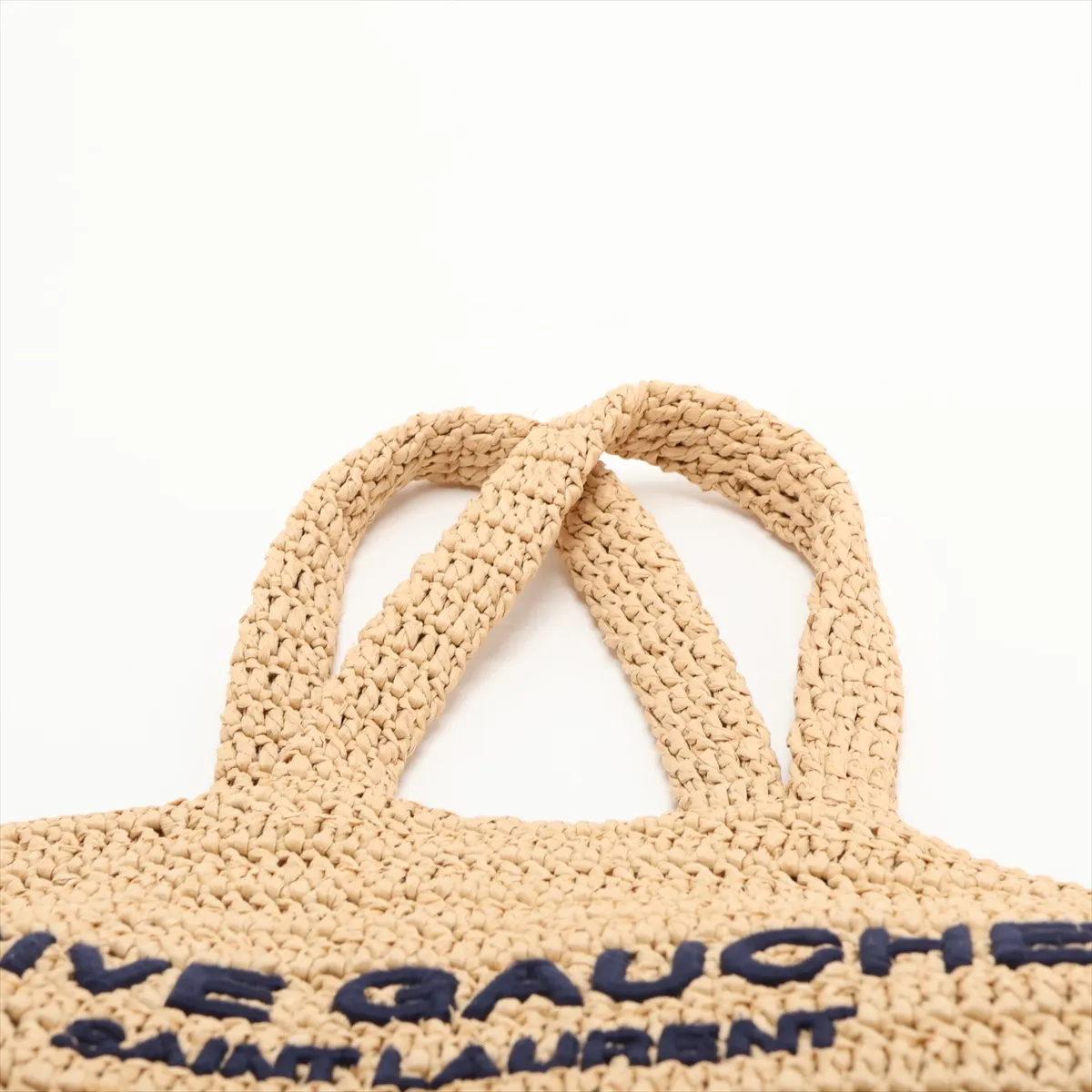 Rive Gauche 688864 Raffia Tote Bag Beige — view 6