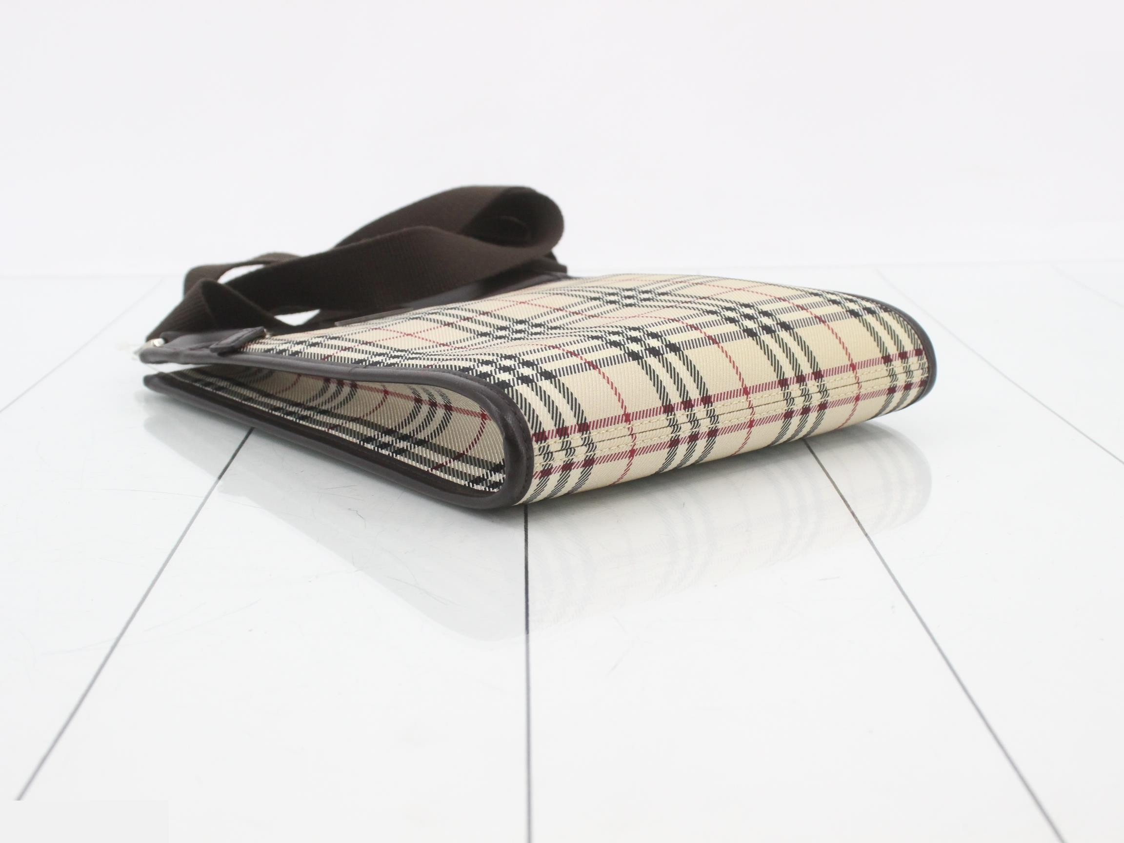 Nova Check Logo Plate Shoulder Bag — view 5