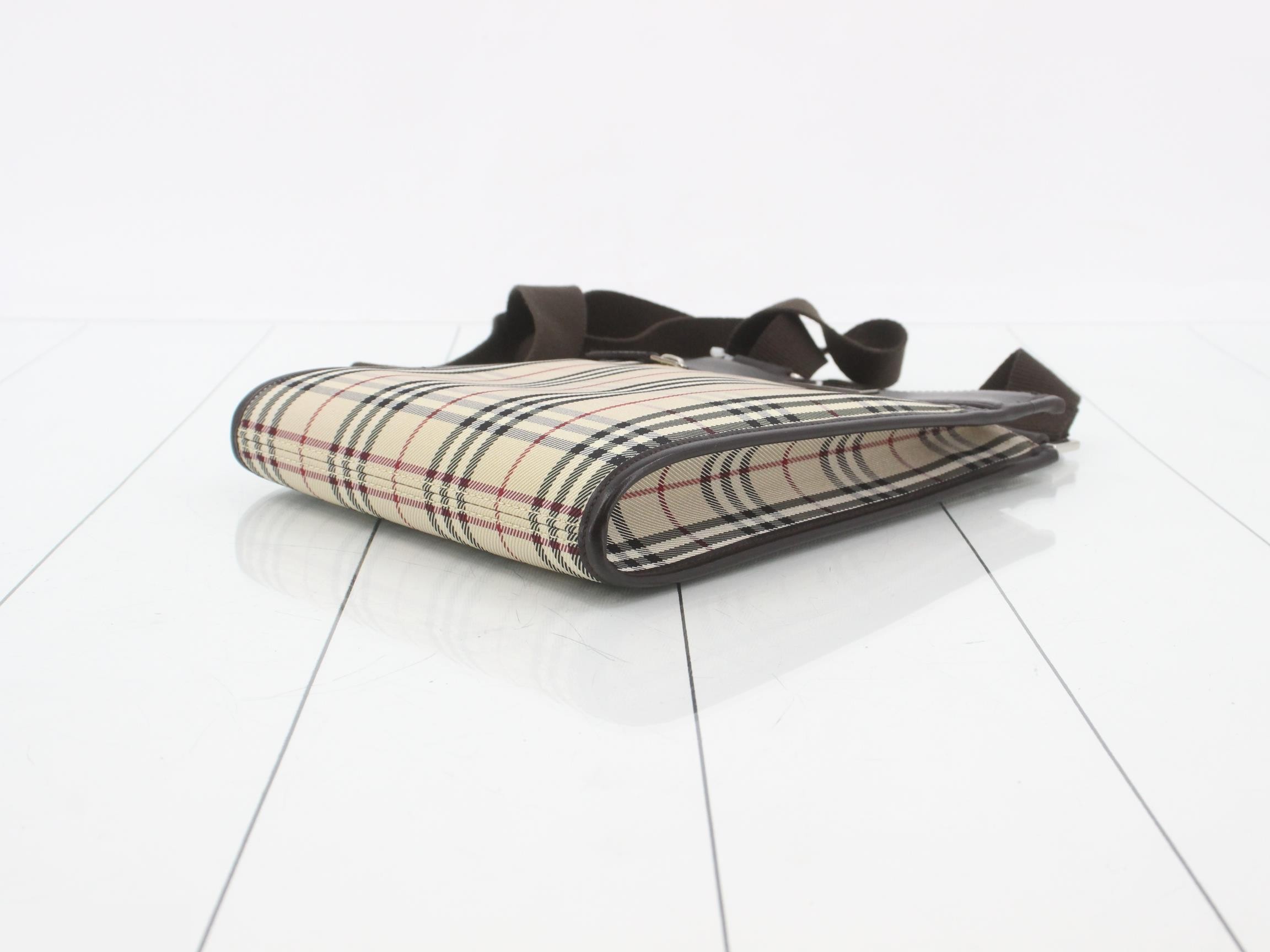 Nova Check Logo Plate Shoulder Bag — view 6