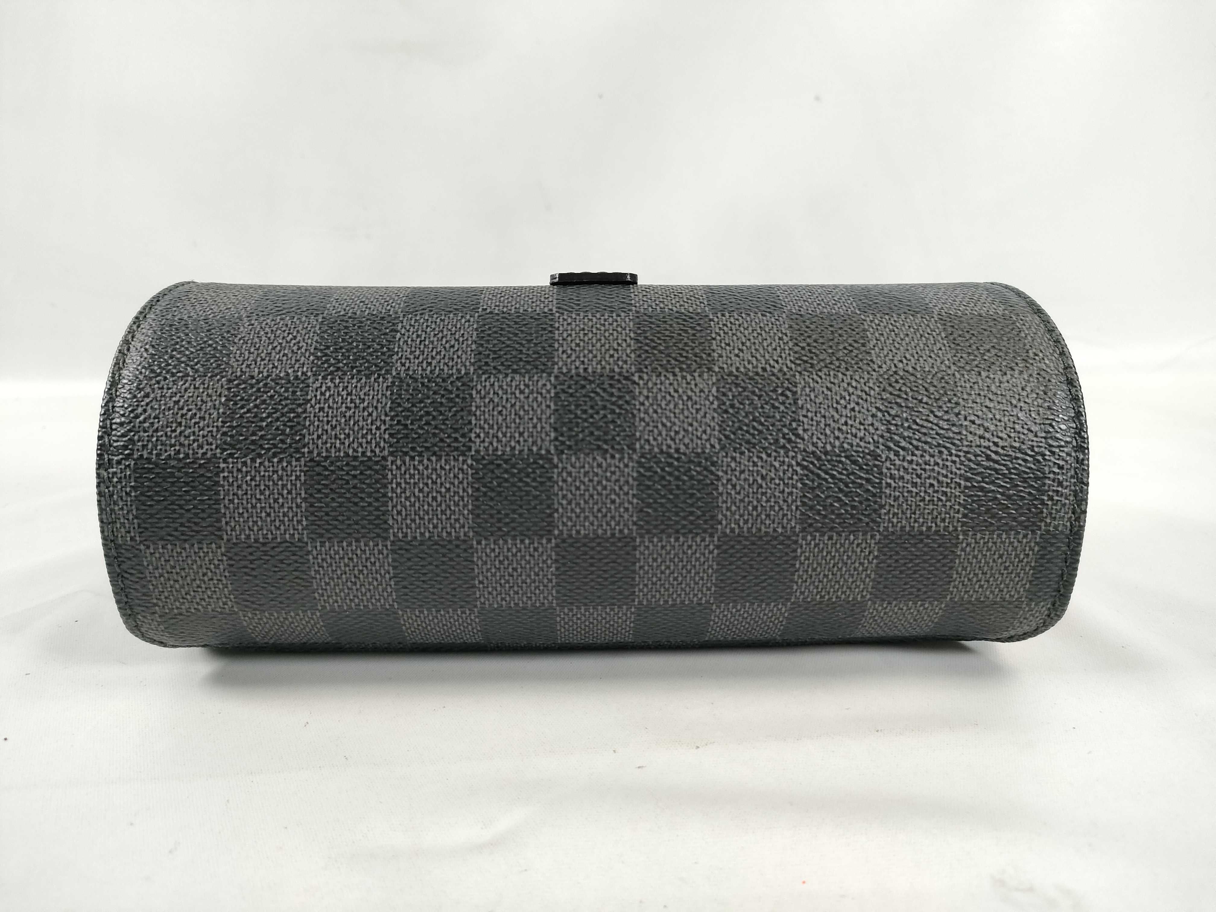 Damier Graphite Montres Pouch — view 7
