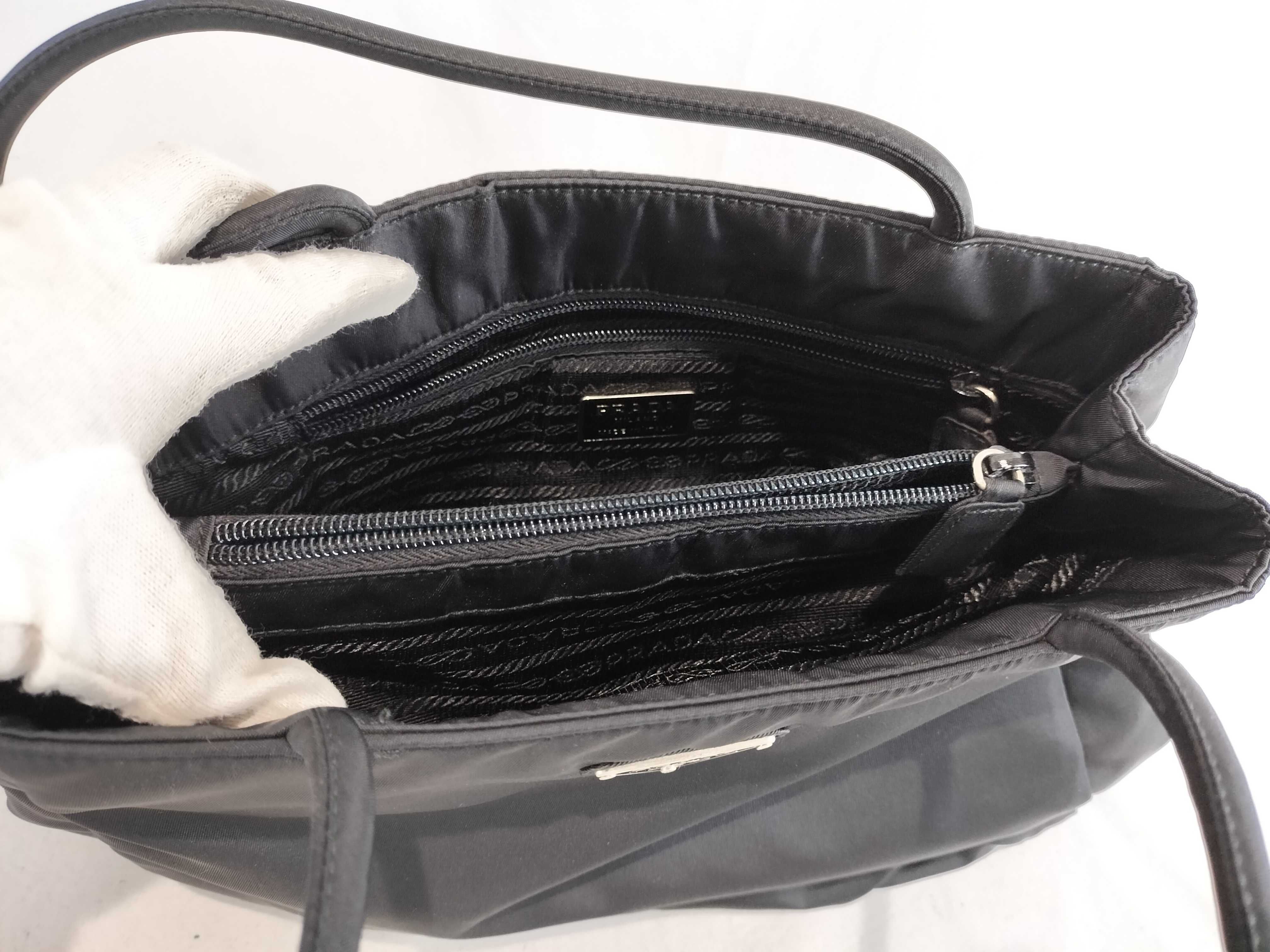 Triangle Logo Trapezoid Handbag — view 9