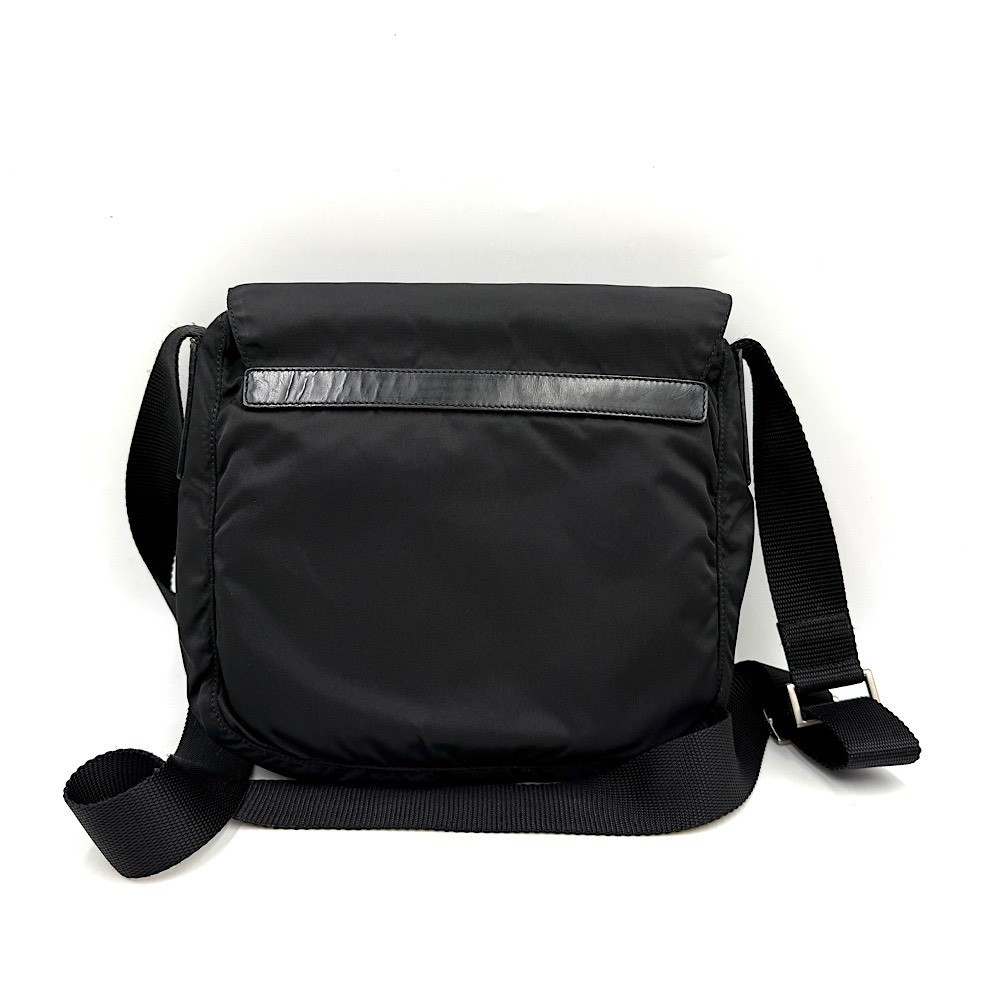 bag, shoulder bag, nylon, black — view 2