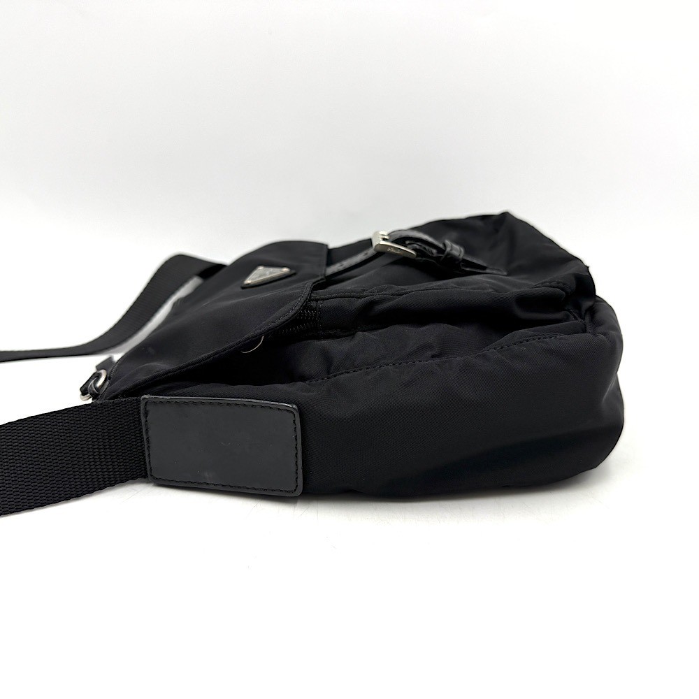 bag, shoulder bag, nylon, black — view 3