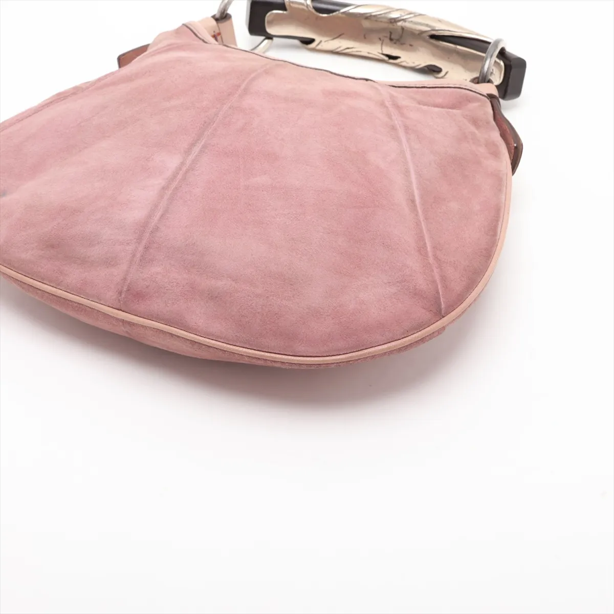 Mombasa Suede Handbag Pink — view 3