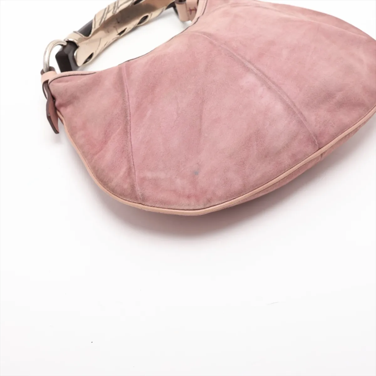 Mombasa Suede Handbag Pink — view 4