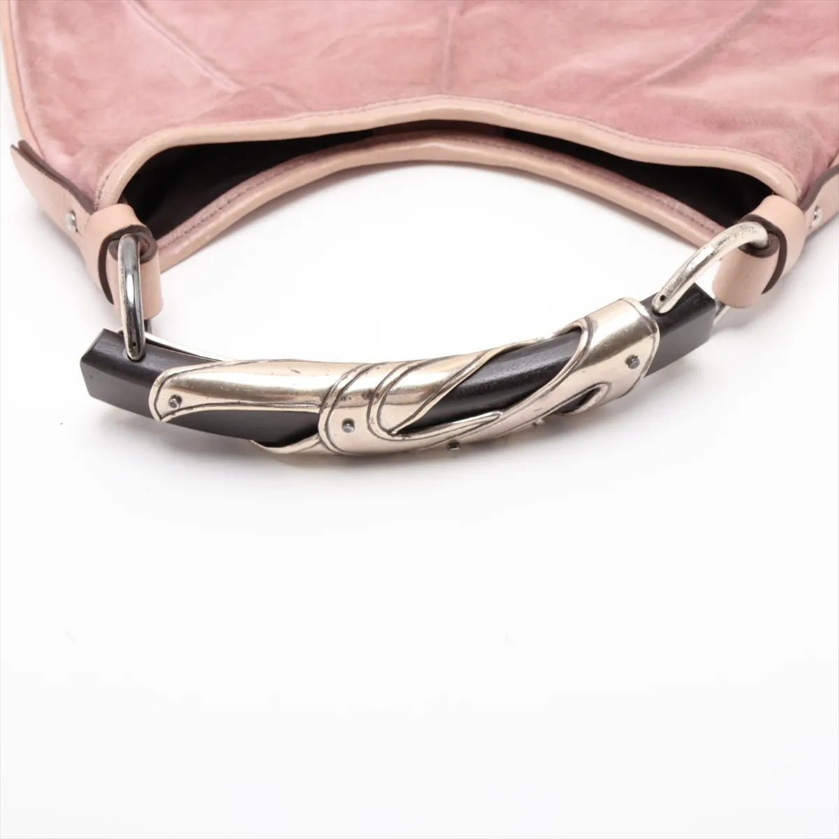 Mombasa Suede Handbag Pink — view 5