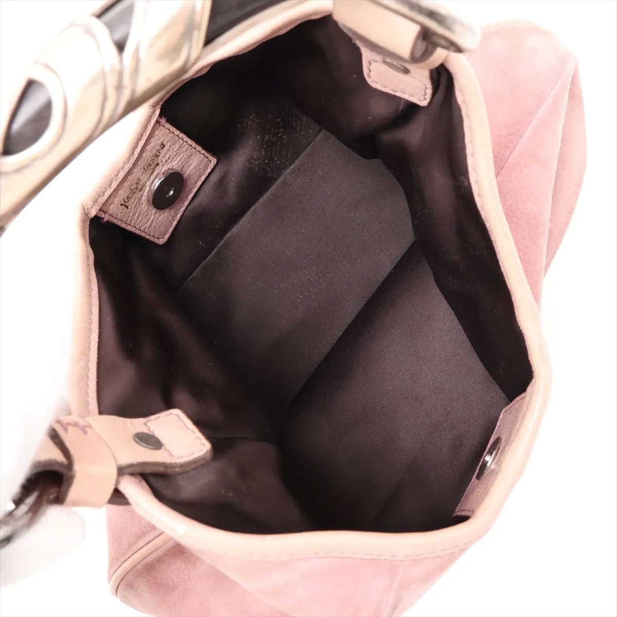 Mombasa Suede Handbag Pink — view 7