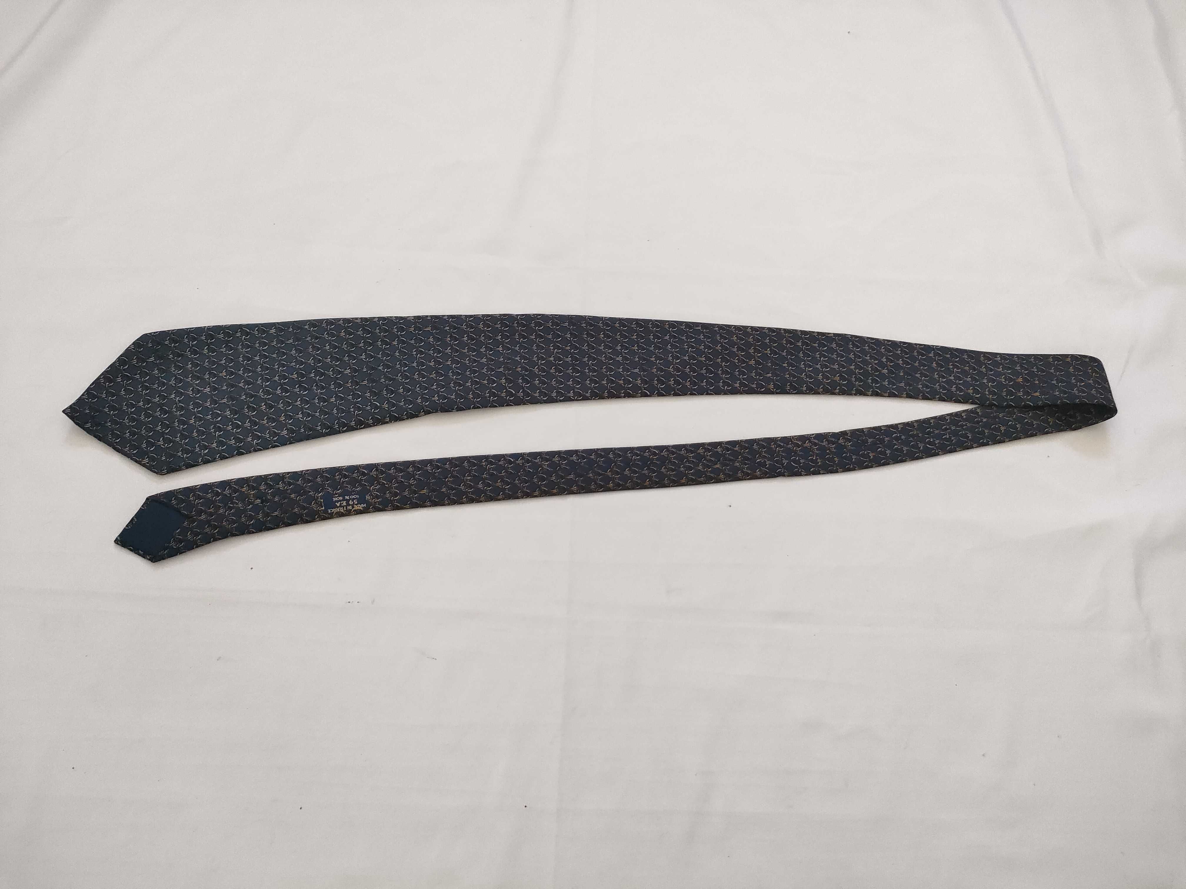 Silk Tie with Chain Motif, Blue Tones, Other Accessories — view 2