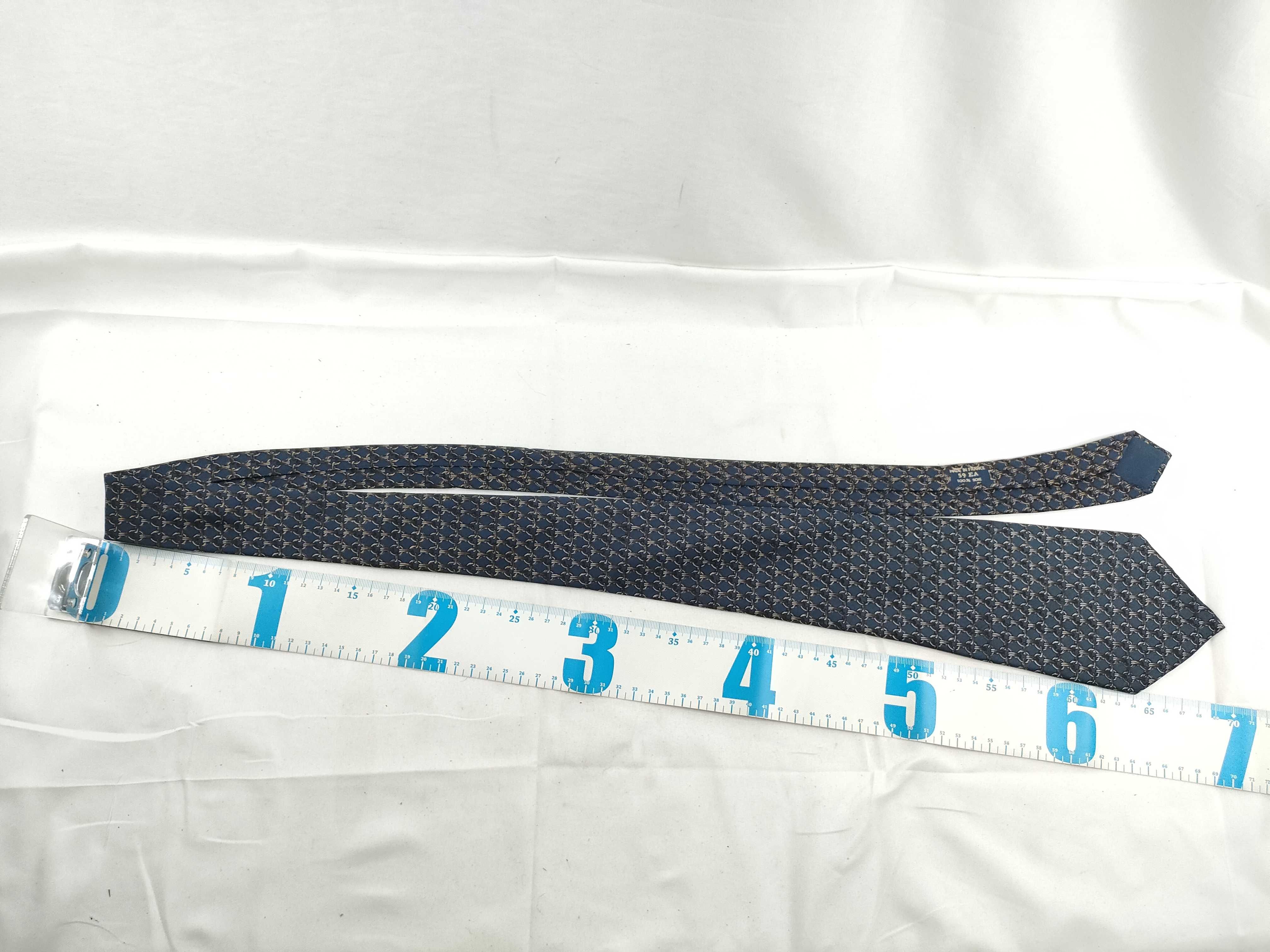 Silk Tie with Chain Motif, Blue Tones, Other Accessories — view 9