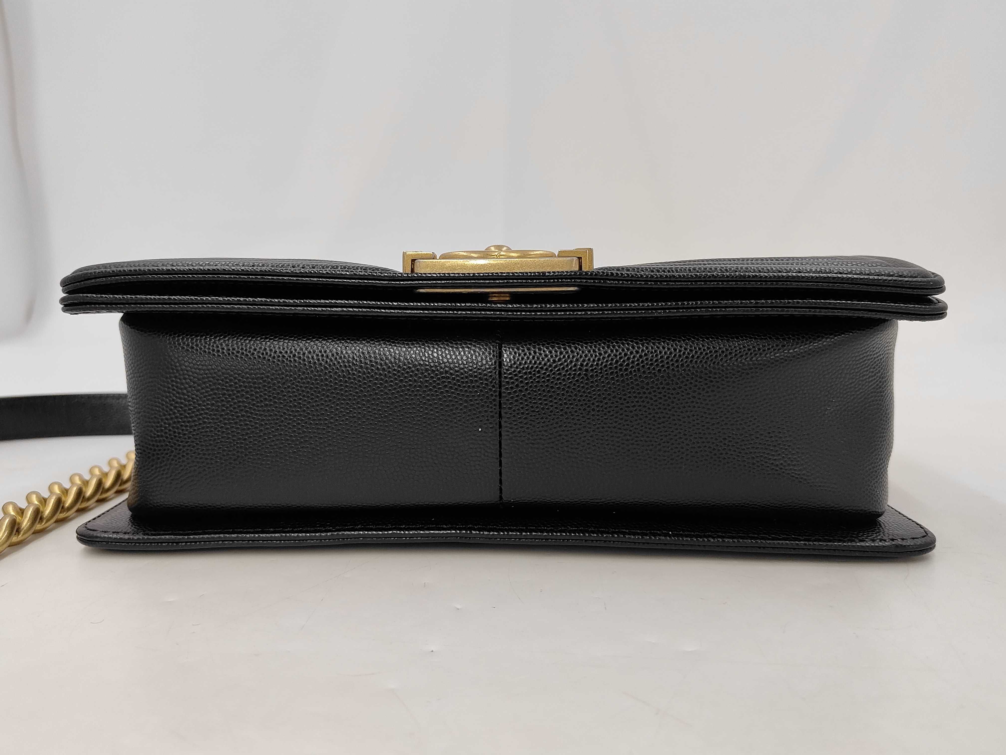 Boy Chanel Caviar Matelassé Shoulder Bag — view 7