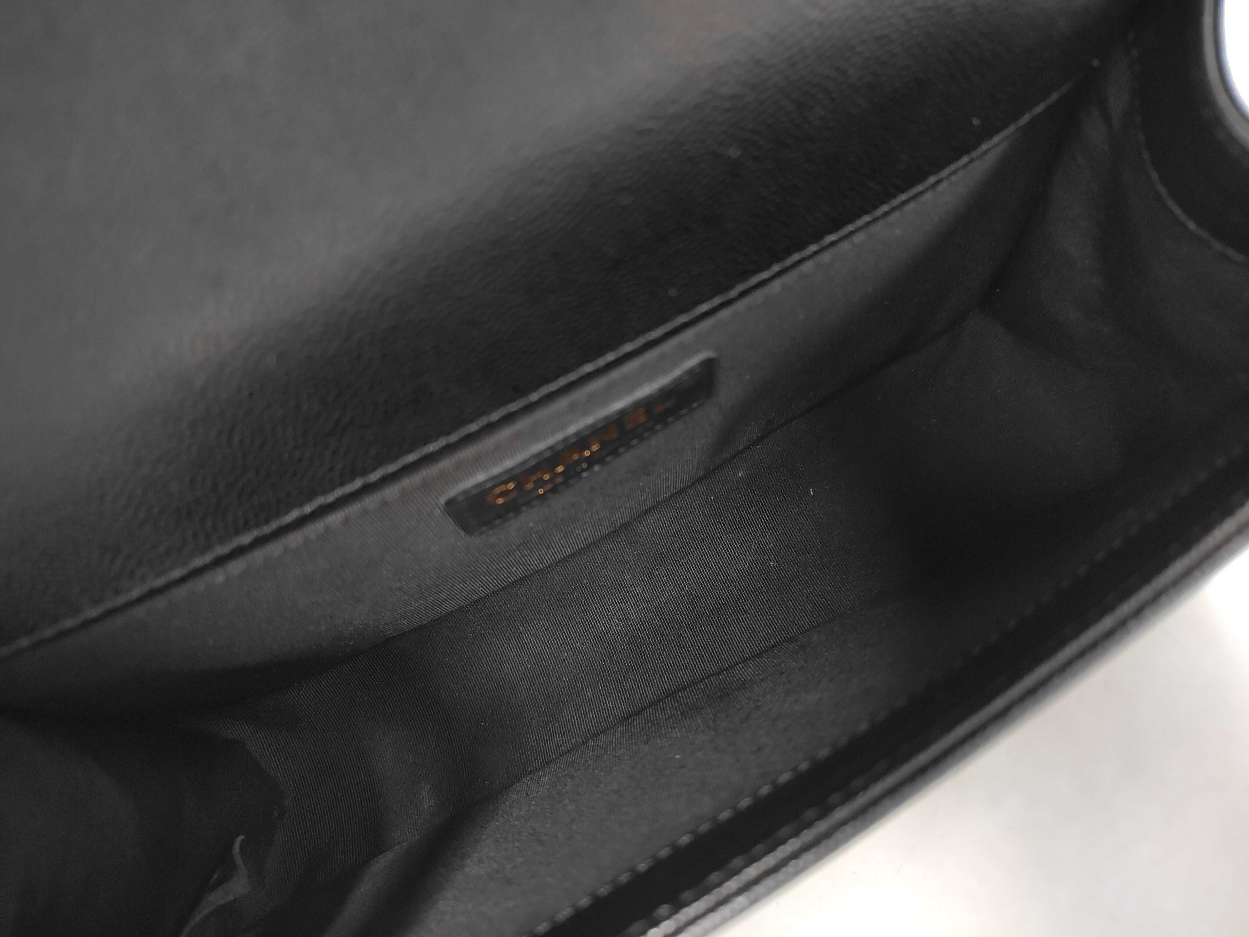 Boy Chanel Caviar Matelassé Shoulder Bag — view 9