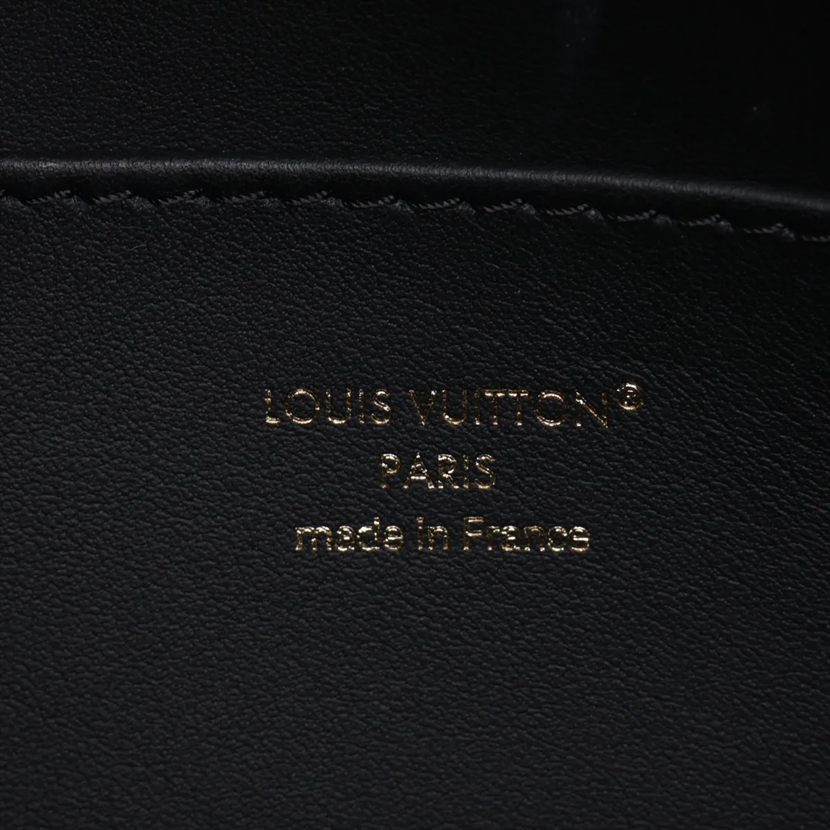 LV logo x leather Capucines MM - Black (RFID detected) — view 12