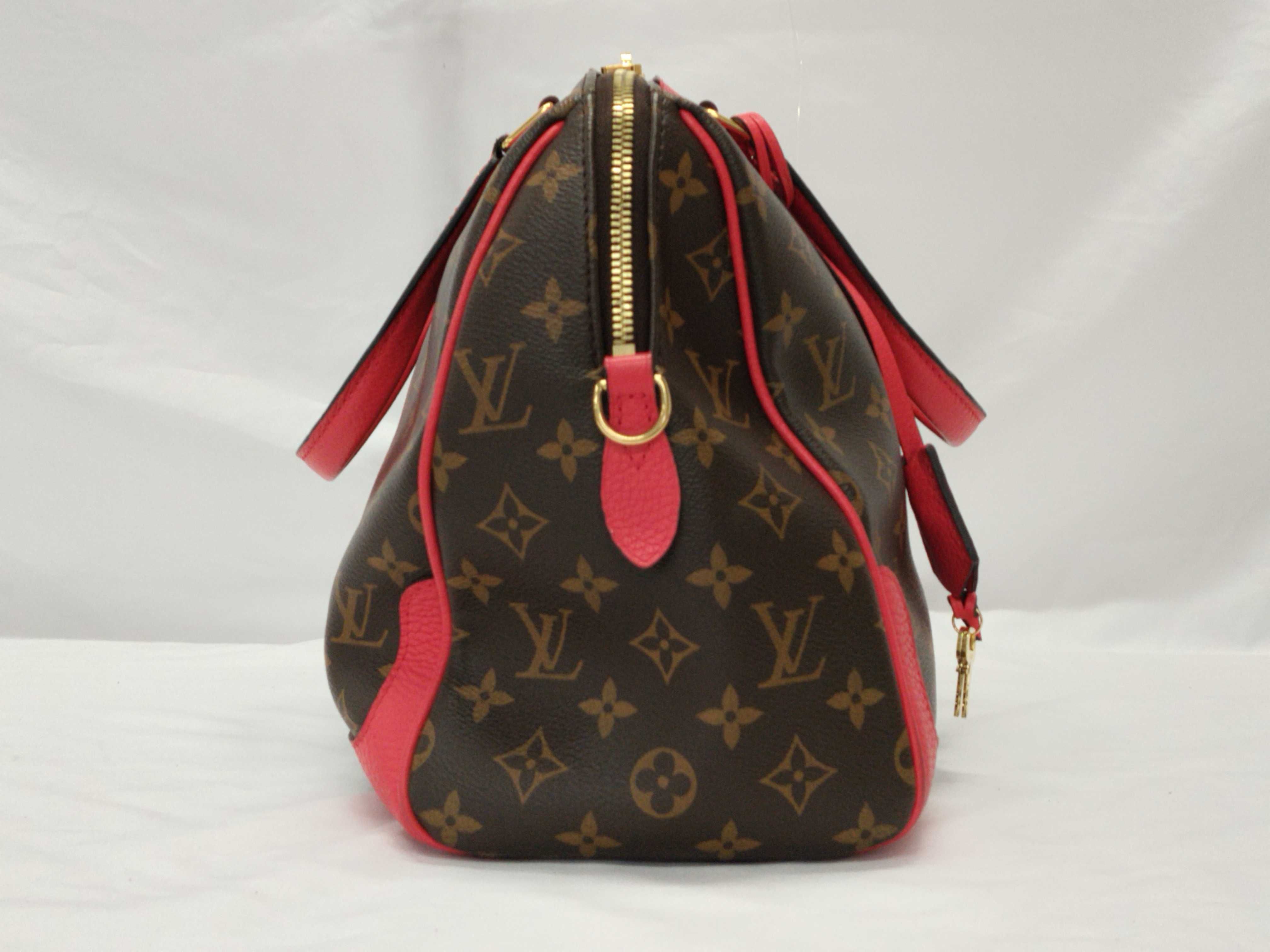 Monogram ID- Monogram Retiro Canvas PM M40546 Brown x red #DR1106 Handbag — view 10