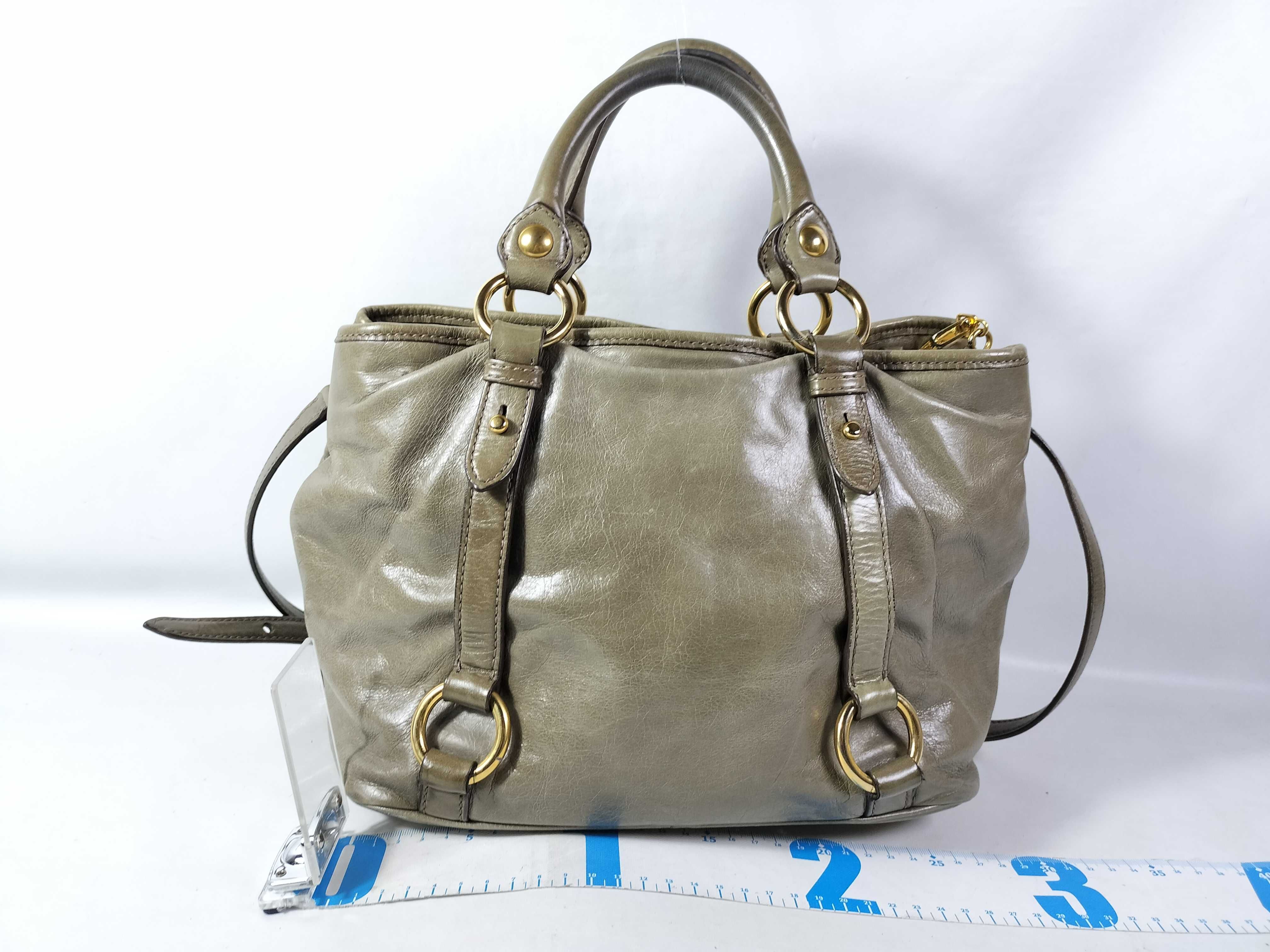Vitello Luxe Handbag, 2-way Shoulder Bag, Gathered Handbag — view 2