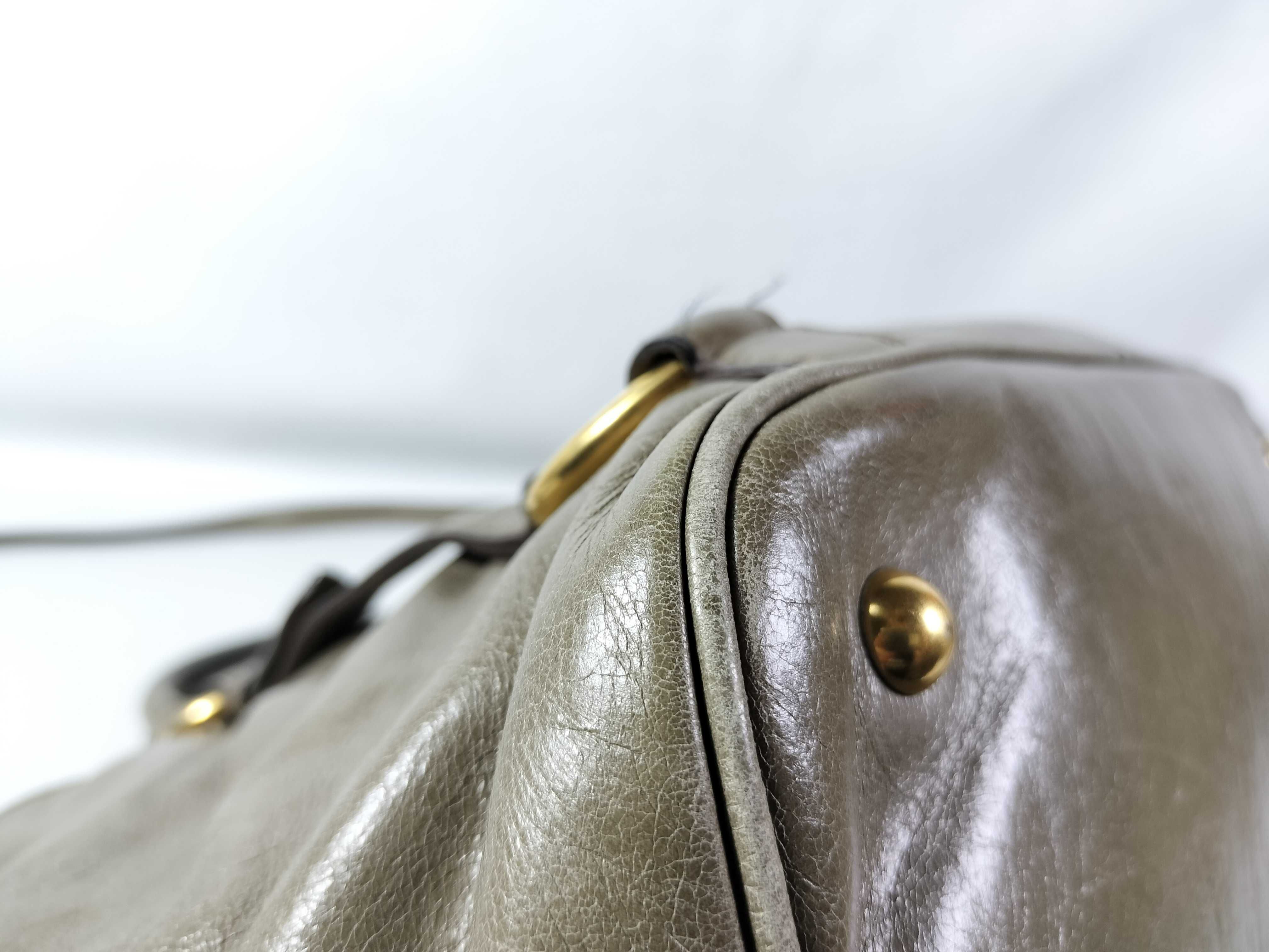 Vitello Luxe Handbag, 2-way Shoulder Bag, Gathered Handbag — view 6