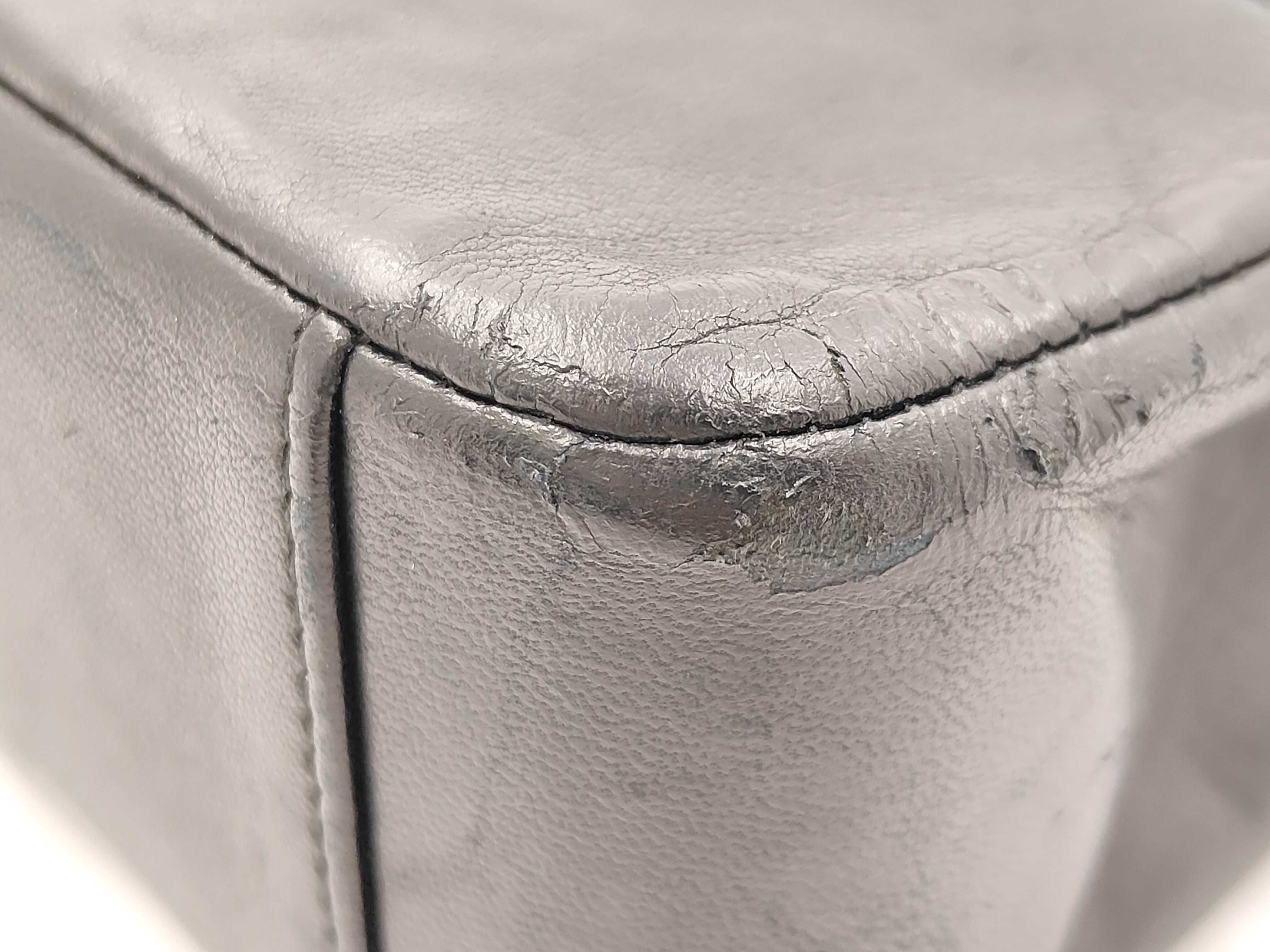 Matelassé 2-way Black Handbag — view 7