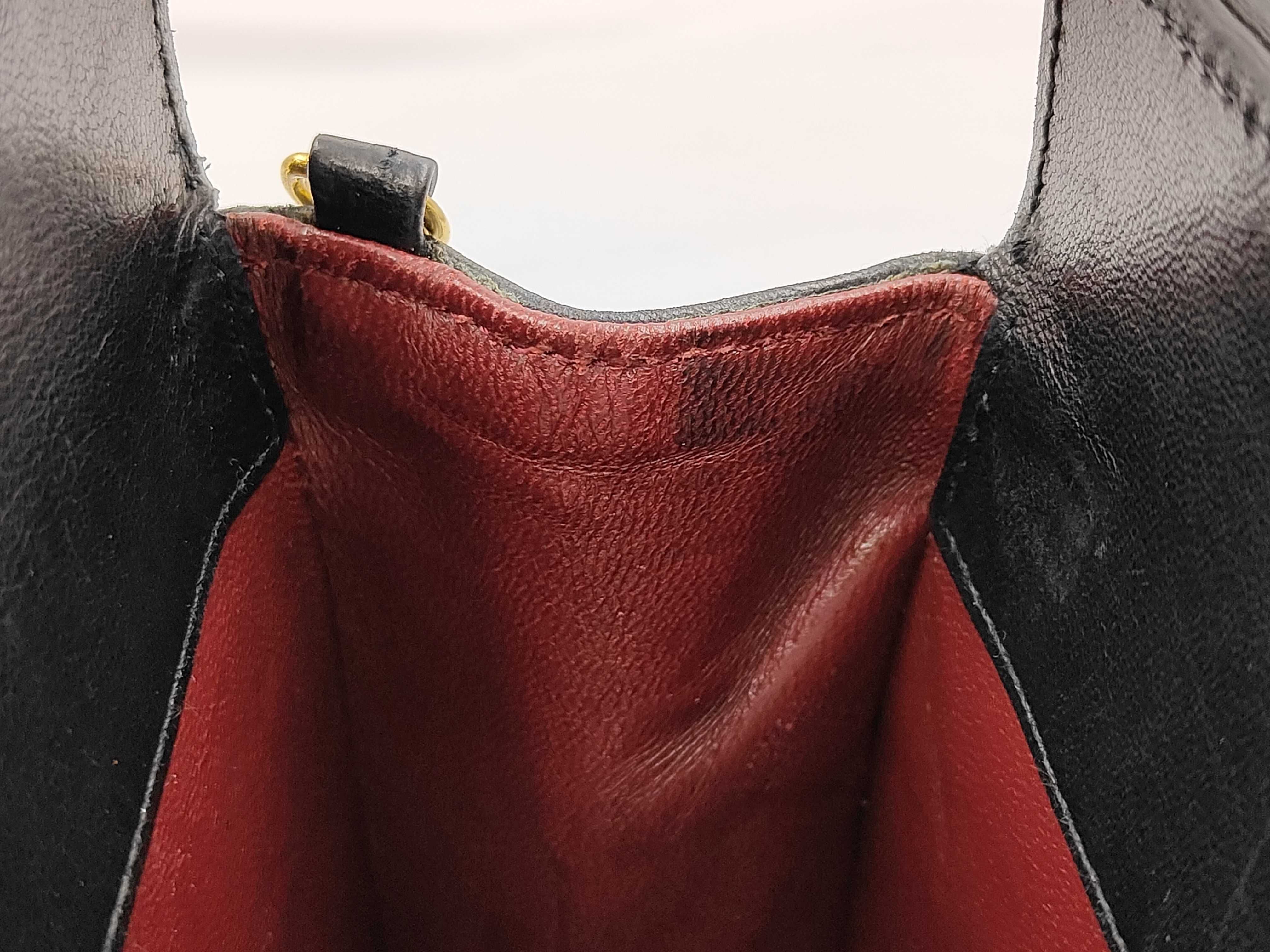 Matelassé 2-way Black Handbag — view 9