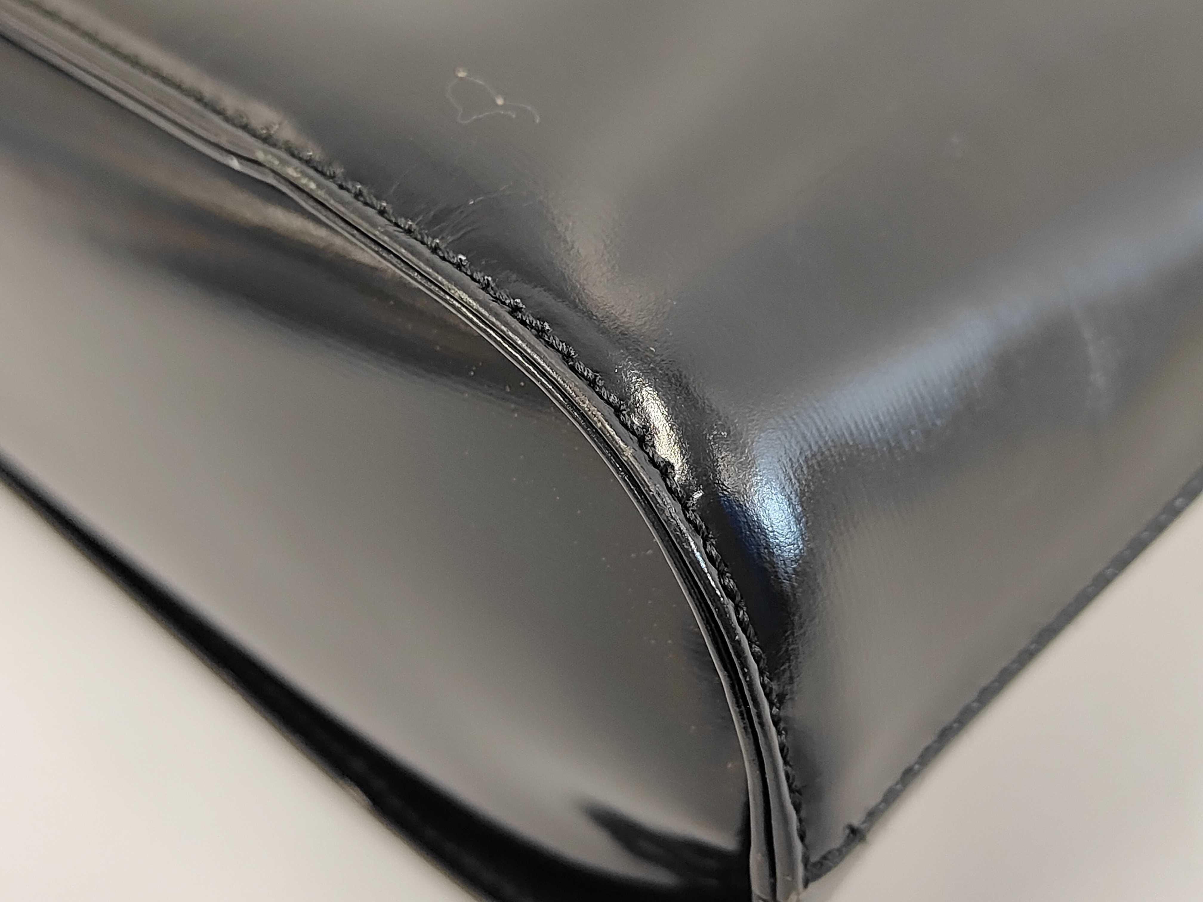 hardware leather handbag — view 4