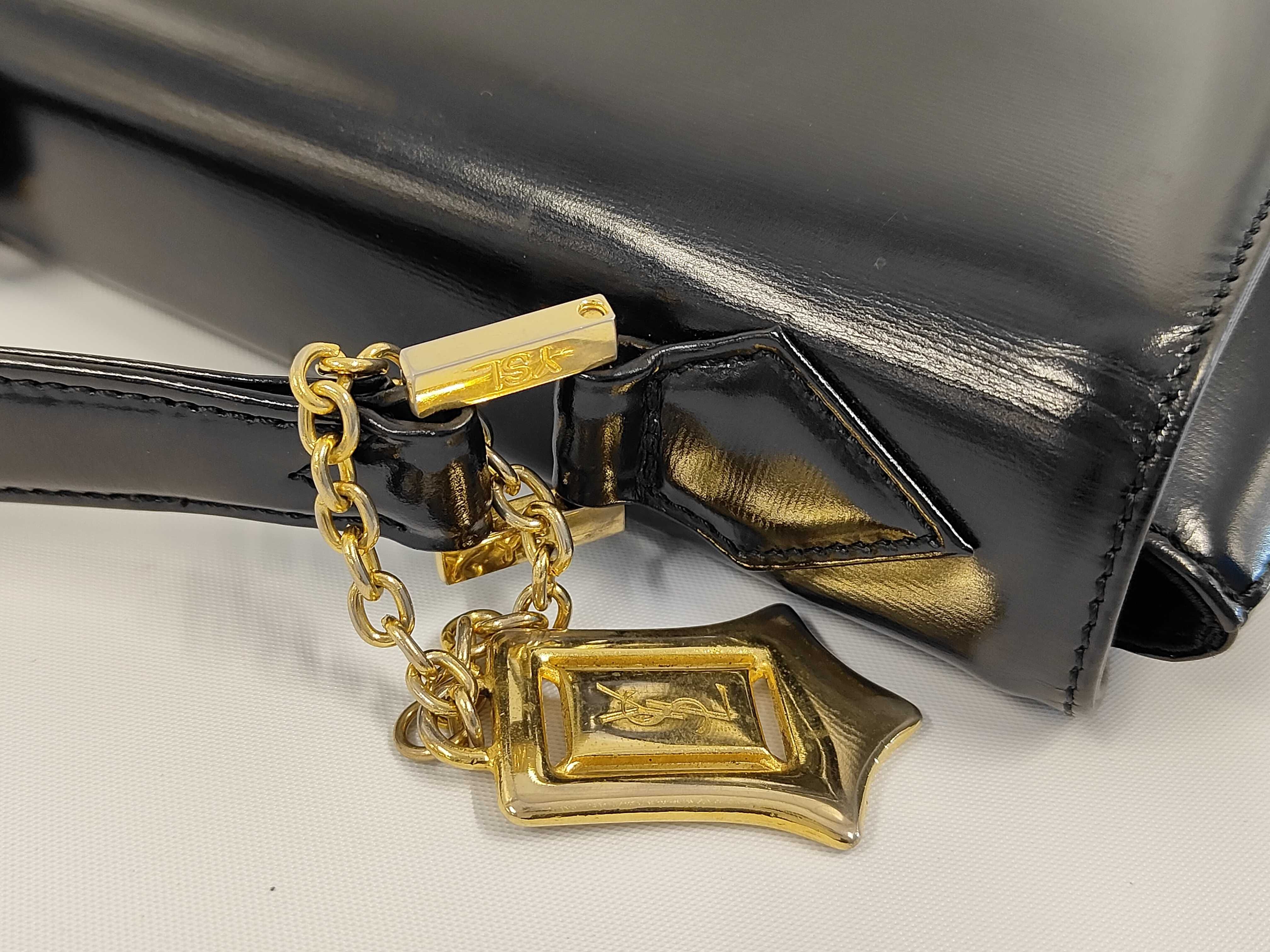 hardware leather handbag — view 6