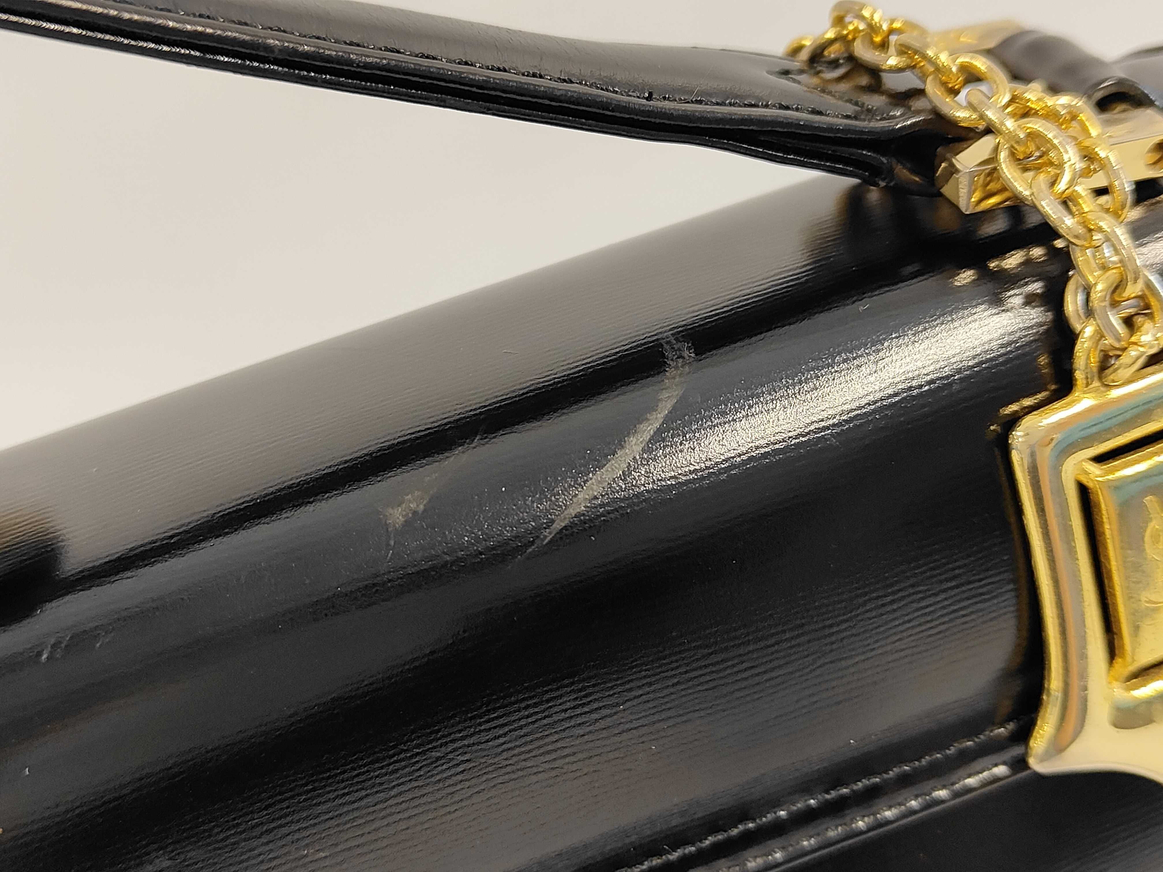 hardware leather handbag — view 10