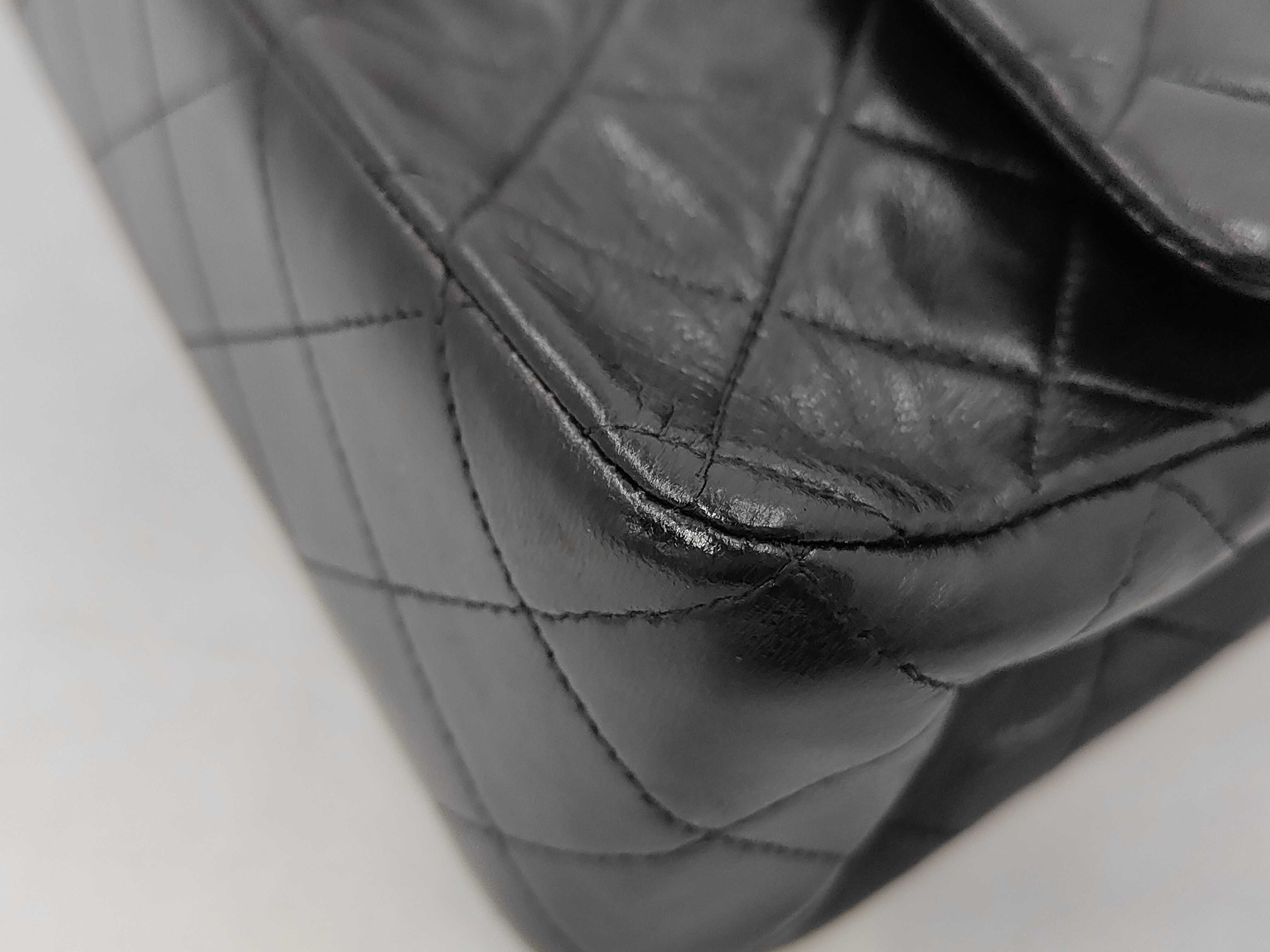 Matelassé 25 Double Flap Double Chain Lambskin Shoulder Bag — view 4