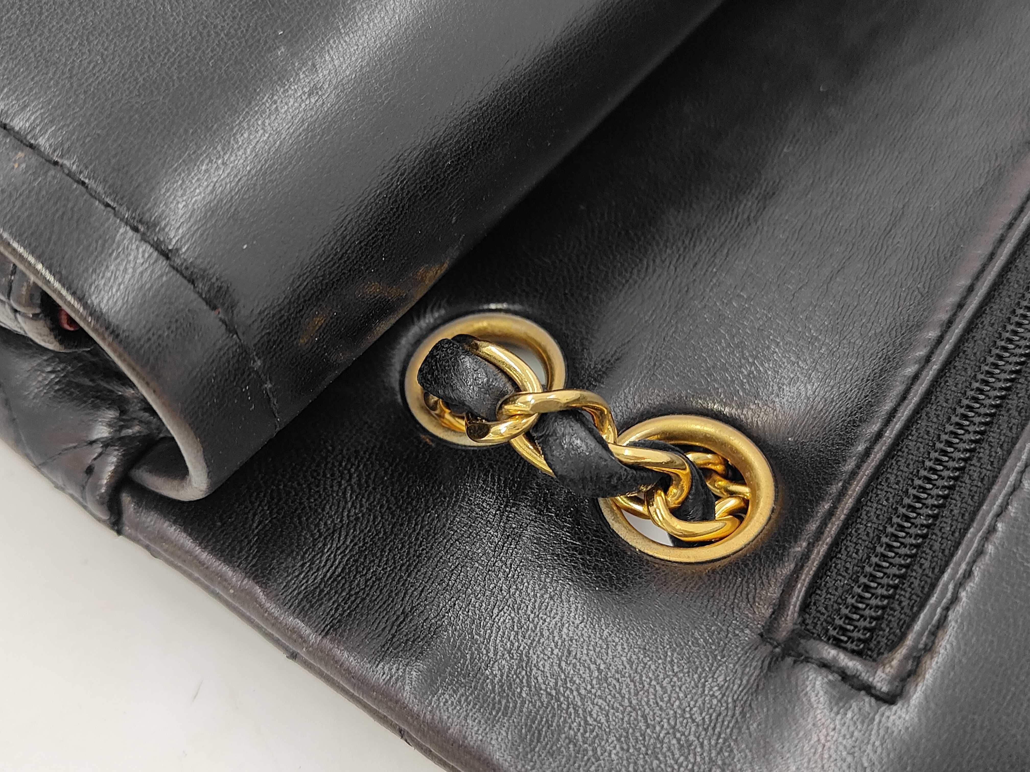 Matelassé 25 Double Flap Double Chain Lambskin Shoulder Bag — view 7