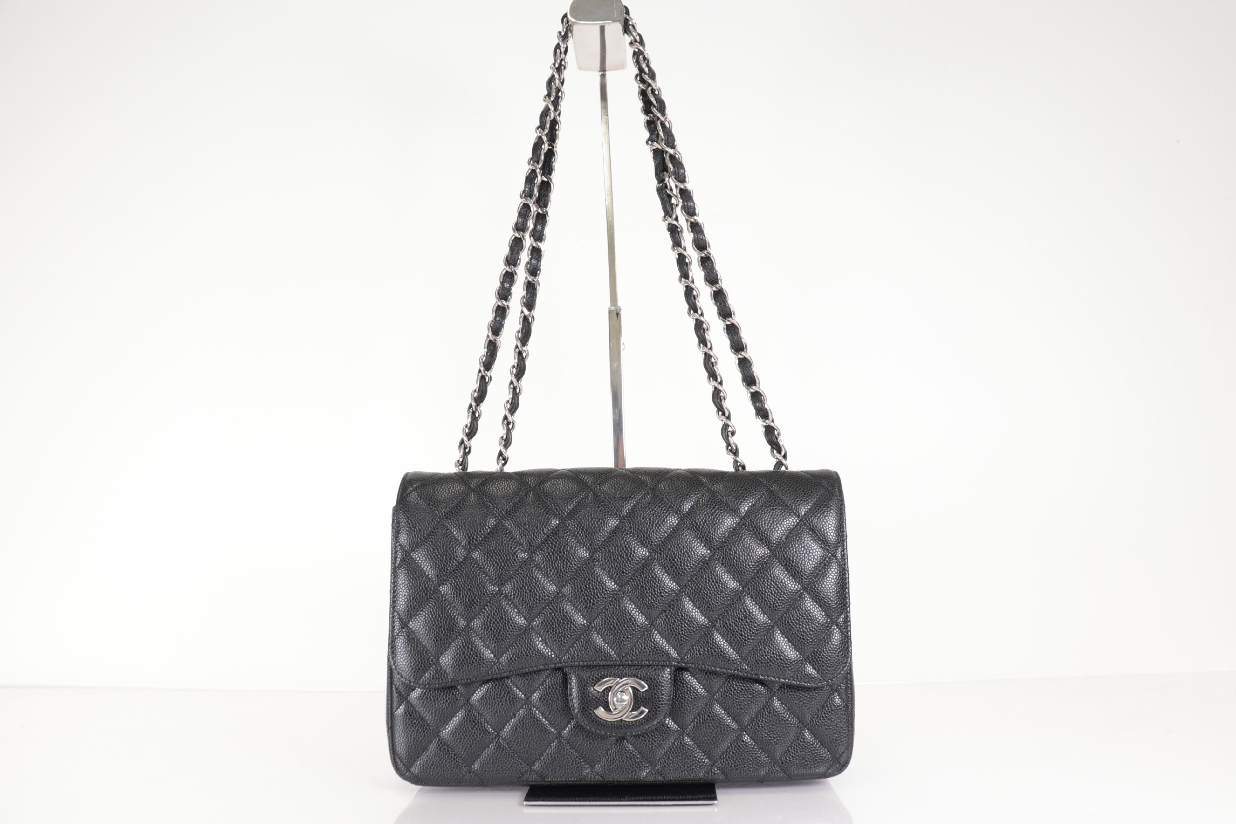Caviar Chain Shoulder Bag W30 (Serial Number 29) — view 2
