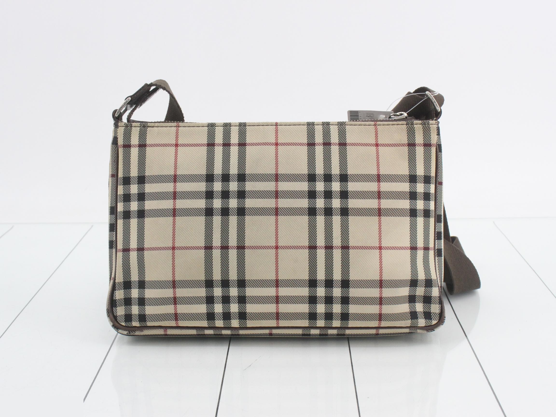 shoulder bag, Nova check pattern. — view 2