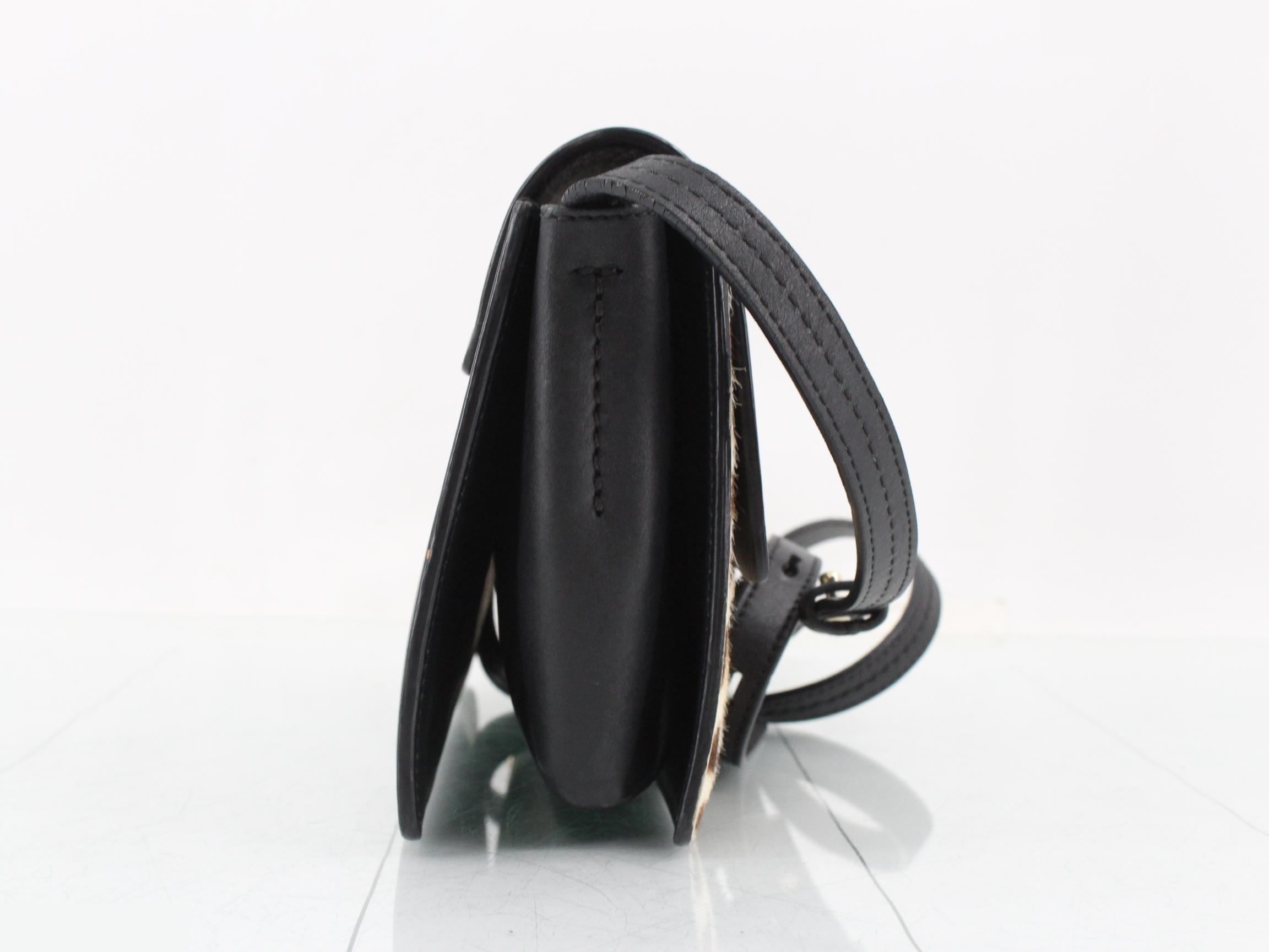 Shoulder bag, multi-color, calf hair/leather — view 4