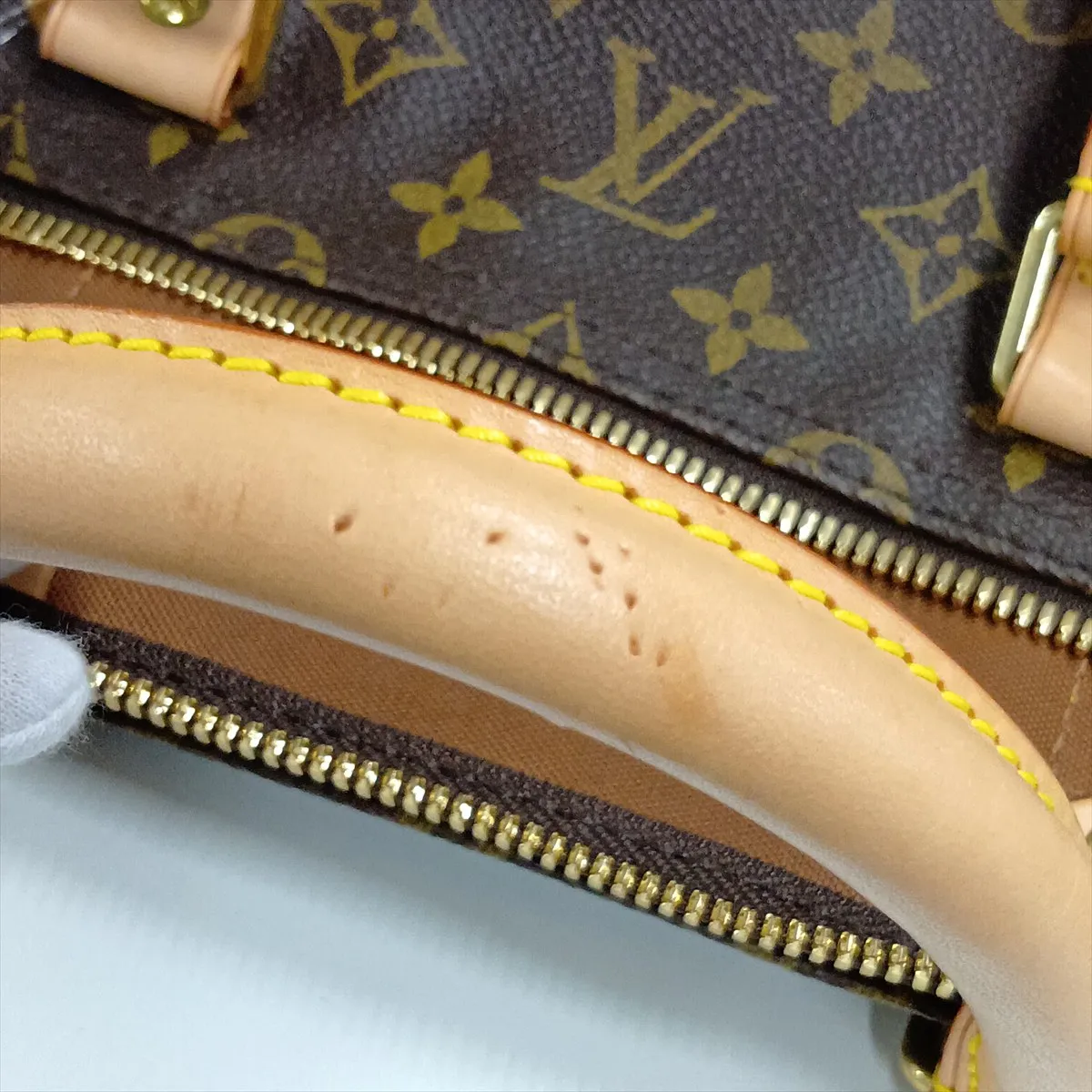 Monogram Keepall 55 M41424 FL1012 Brown with initials — view 14
