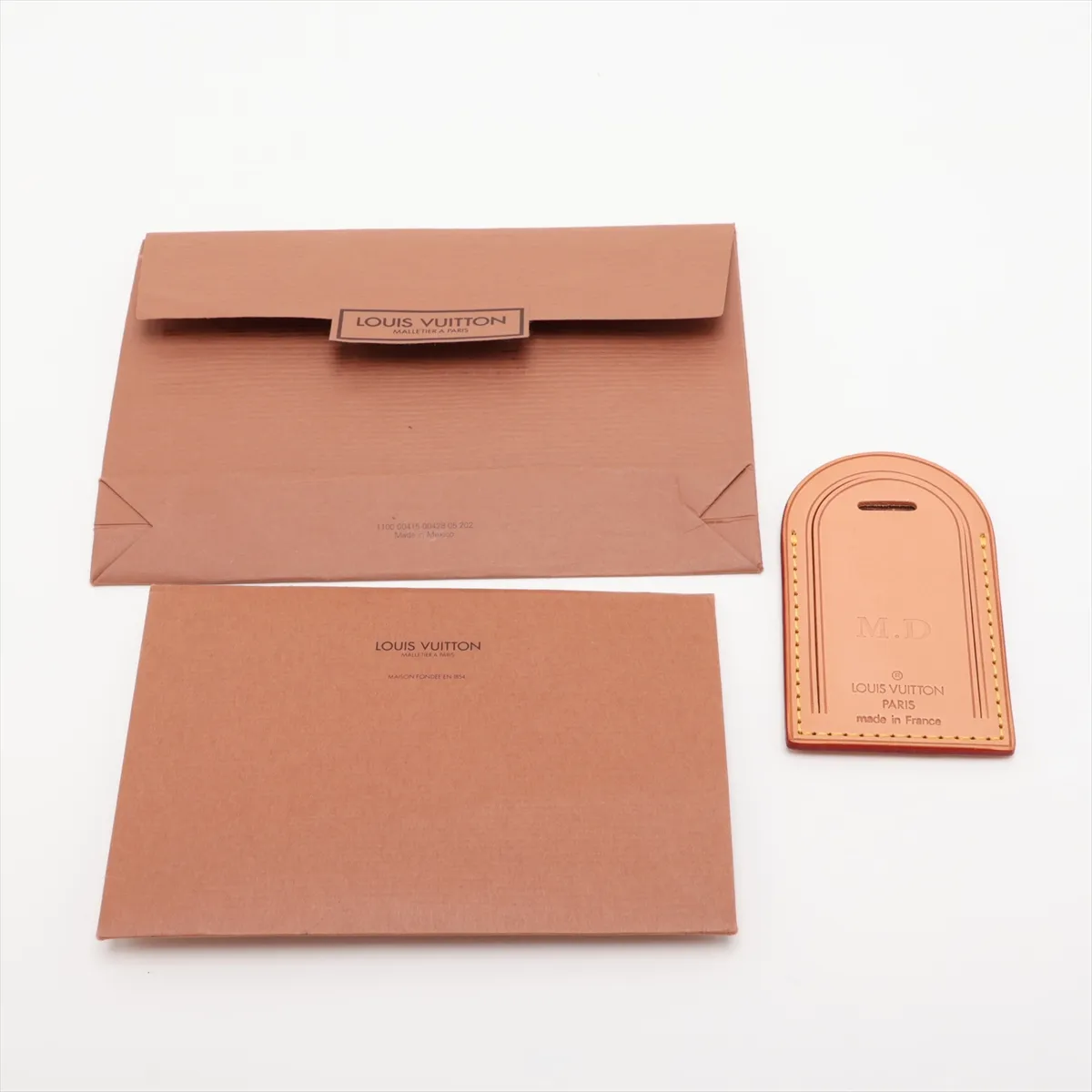Monogram Keepall 55 M41424 FL1012 Brown with initials — view 9