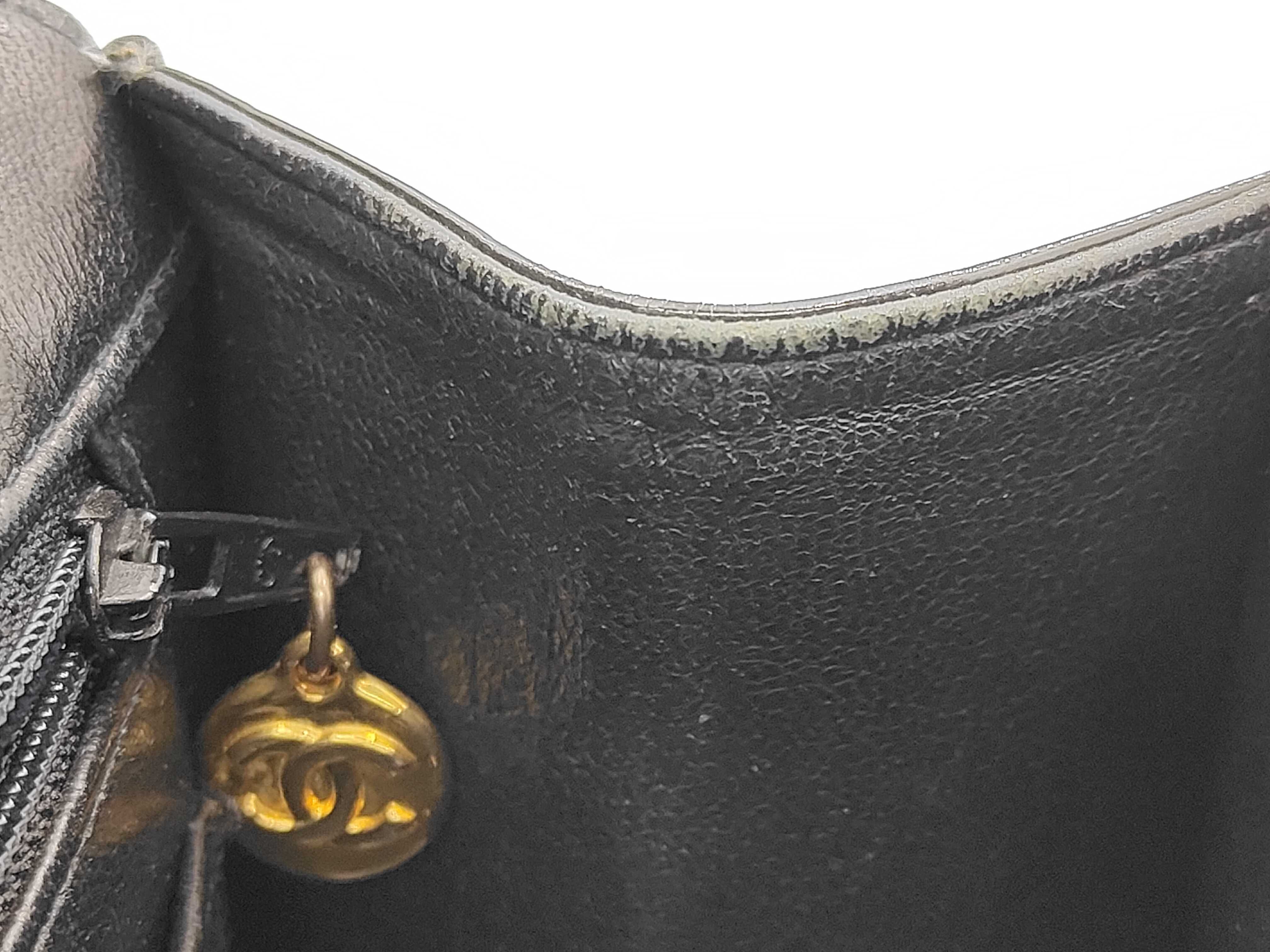 2-way bag, patent leather, black, gold hardware, 2408827, handbag — view 14