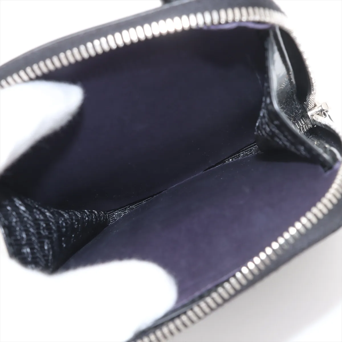 brushed leather shoulder bag black — view 6
