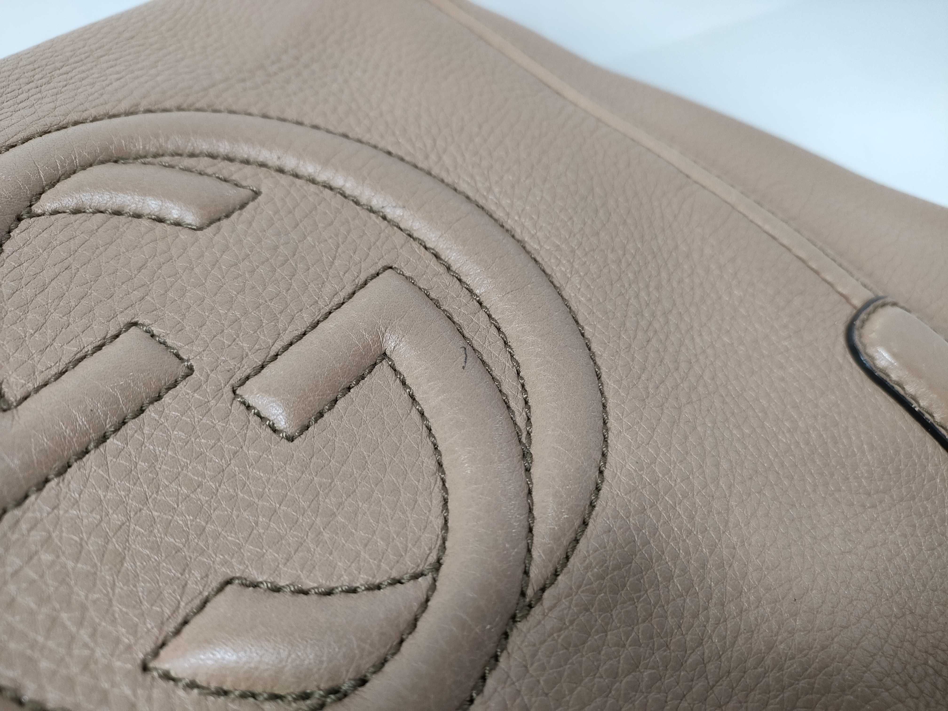 Soho Interlocking Leather Handbag — view 12