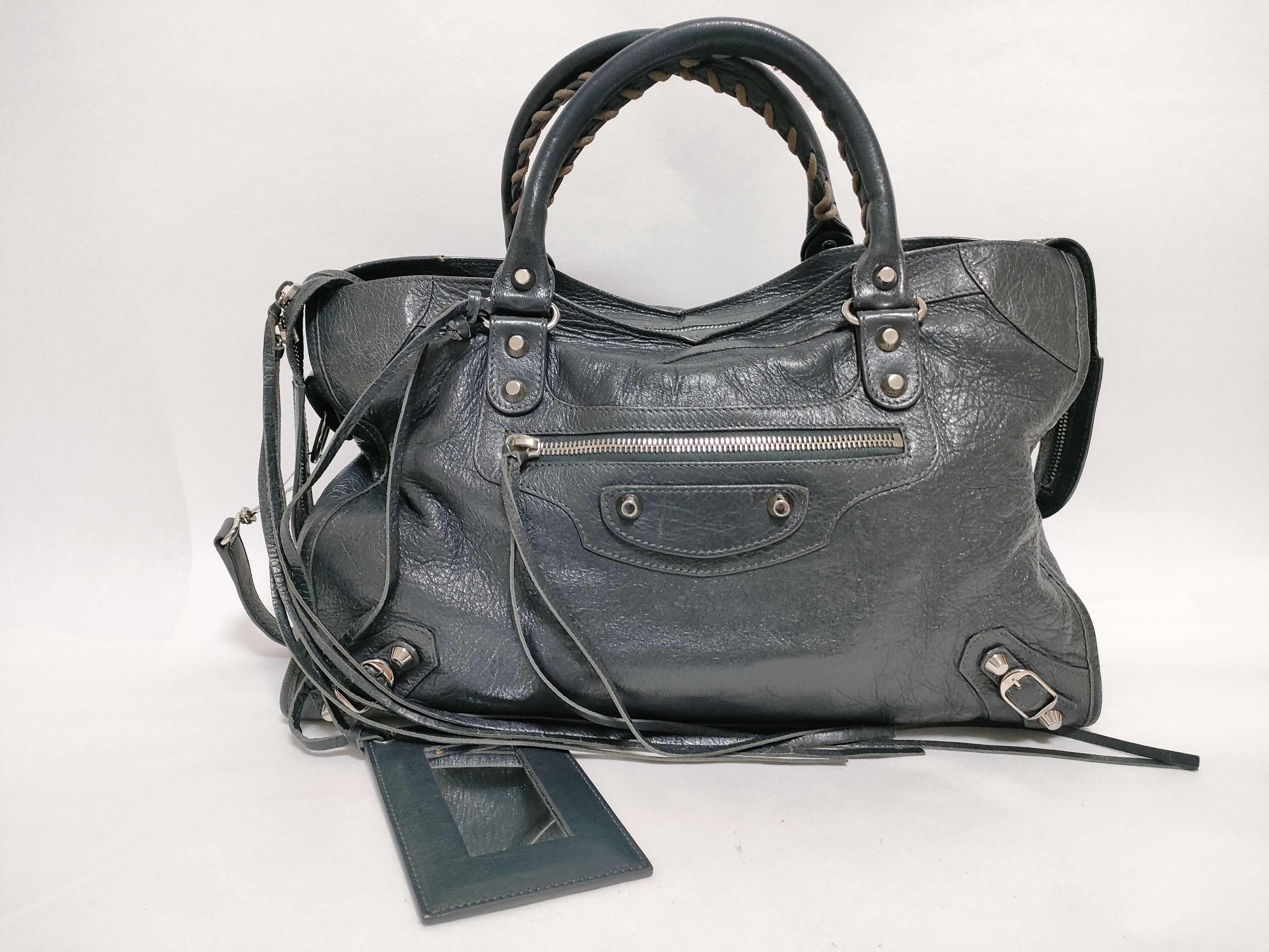 The City Balenciaga 2-way Shoulder Bag 115748 Handbag