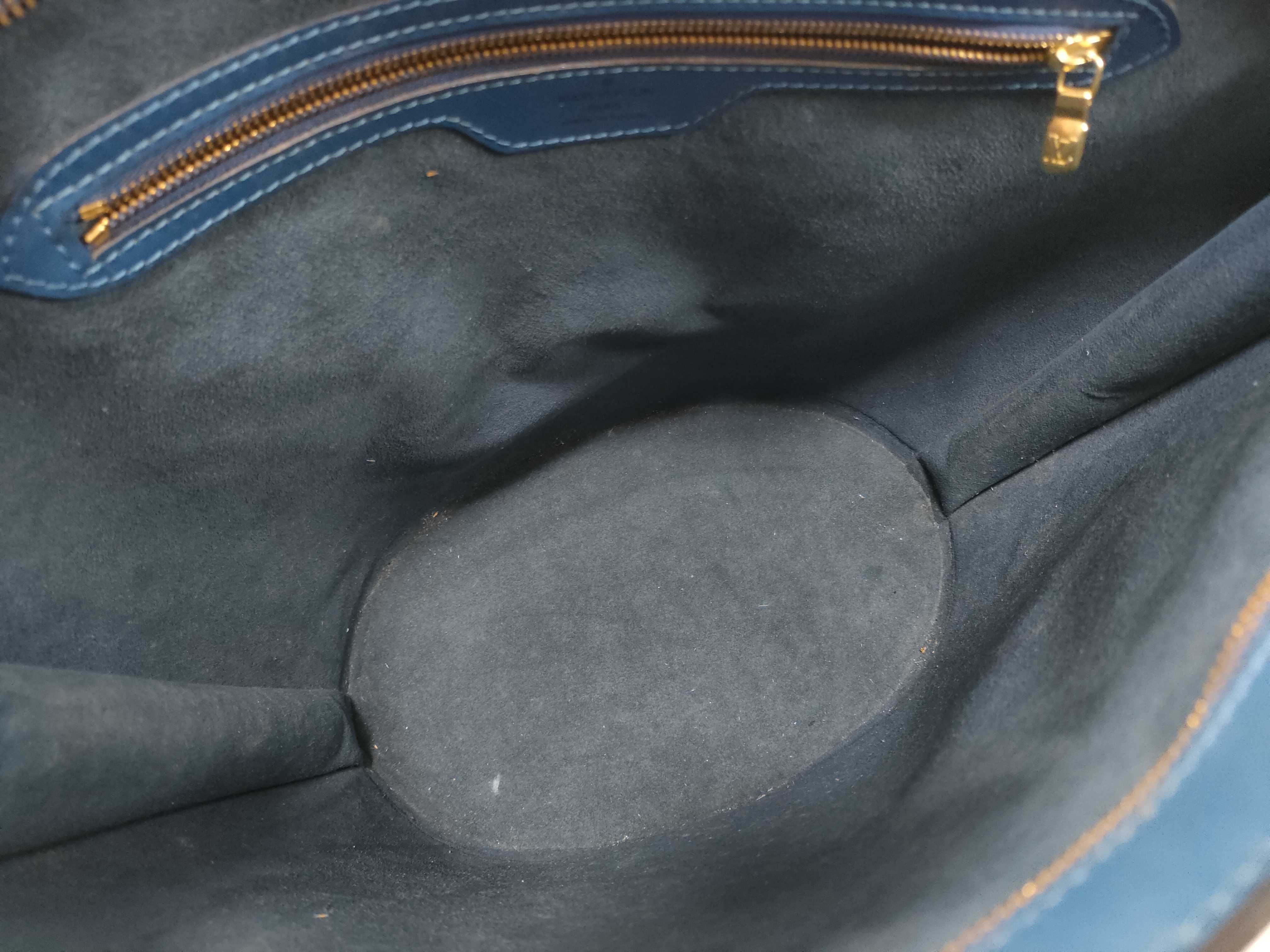 Epi Louis Vuitton Saint Jacques Blue Handbag — view 12