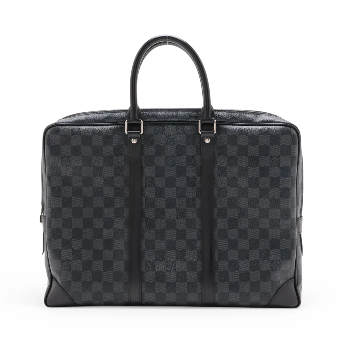 Damier Graphite Port Document Voyage N41125 BA4113 Black — view 2