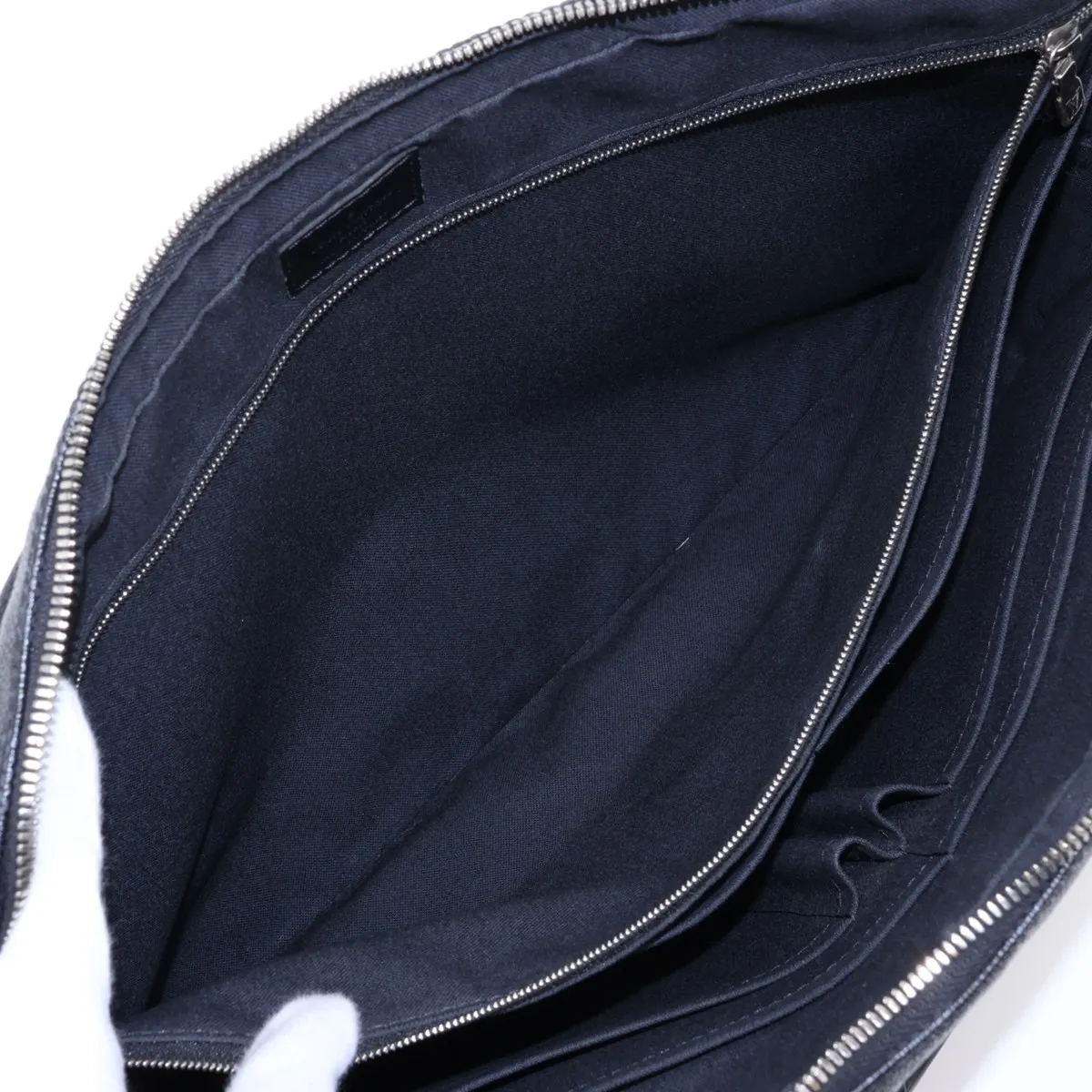 Damier Graphite Port Document Voyage N41125 BA4113 Black — view 8