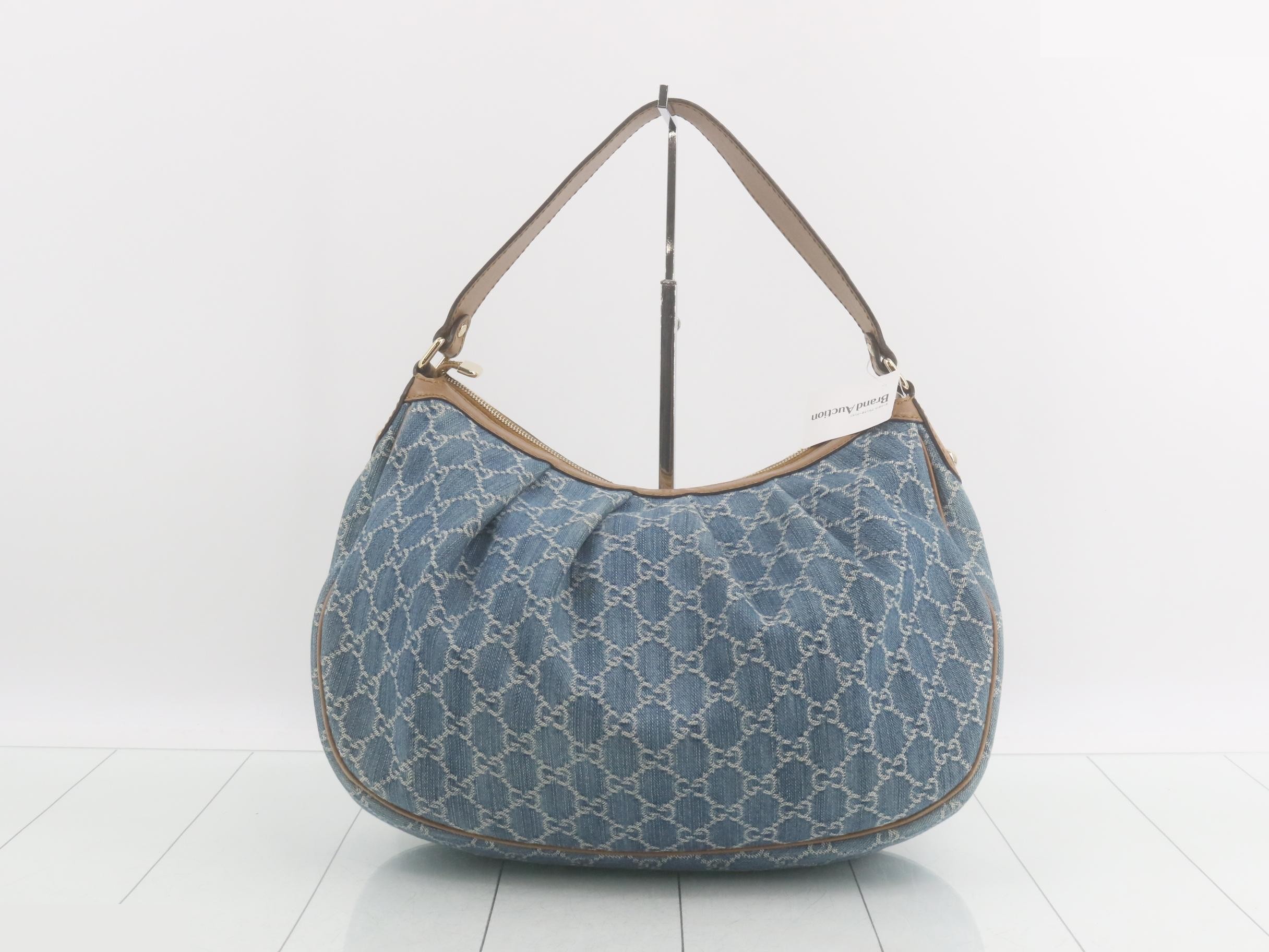 GG Canvas Denim Sukey Shoulder Bag — view 2