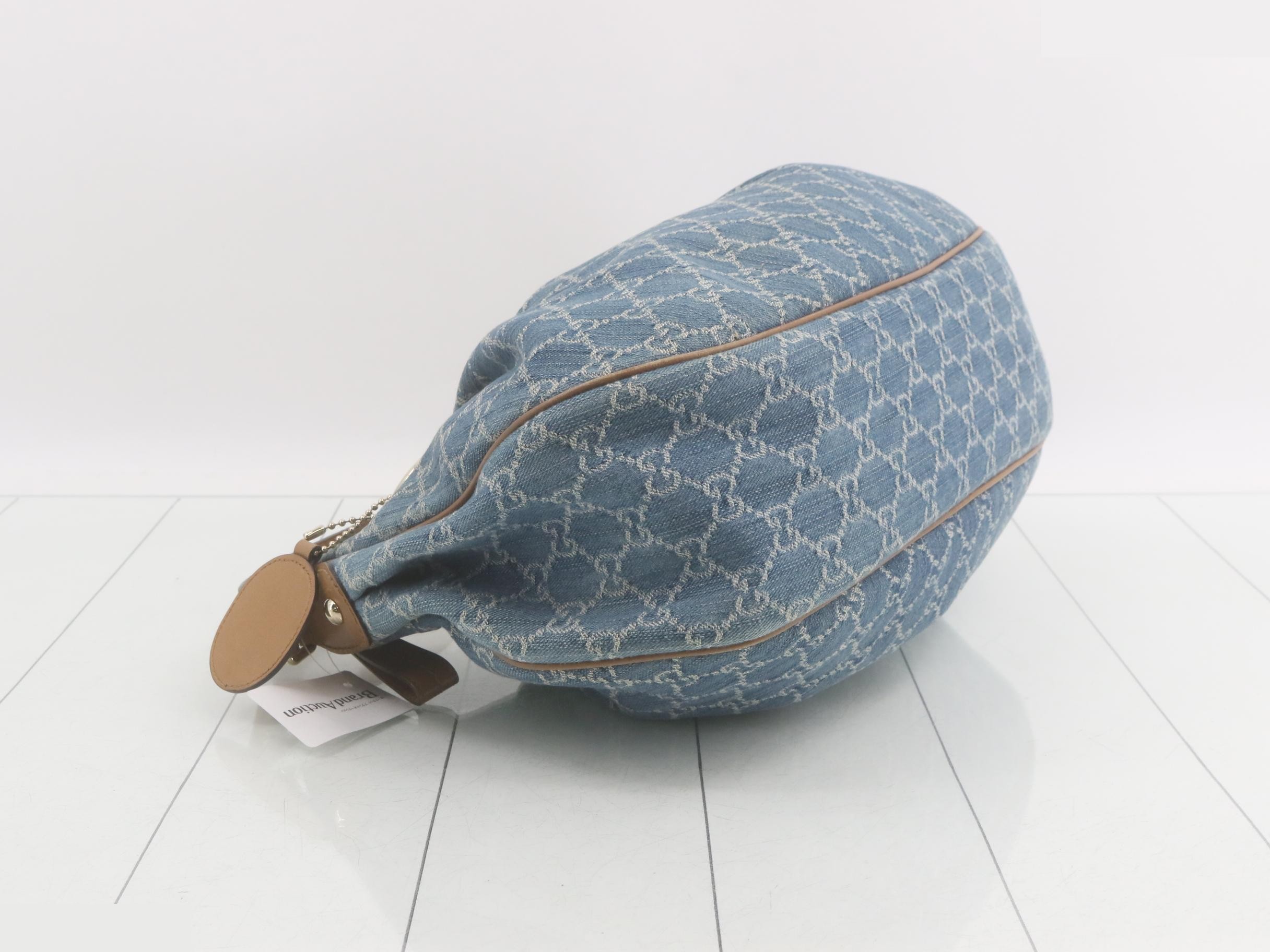GG Canvas Denim Sukey Shoulder Bag — view 5