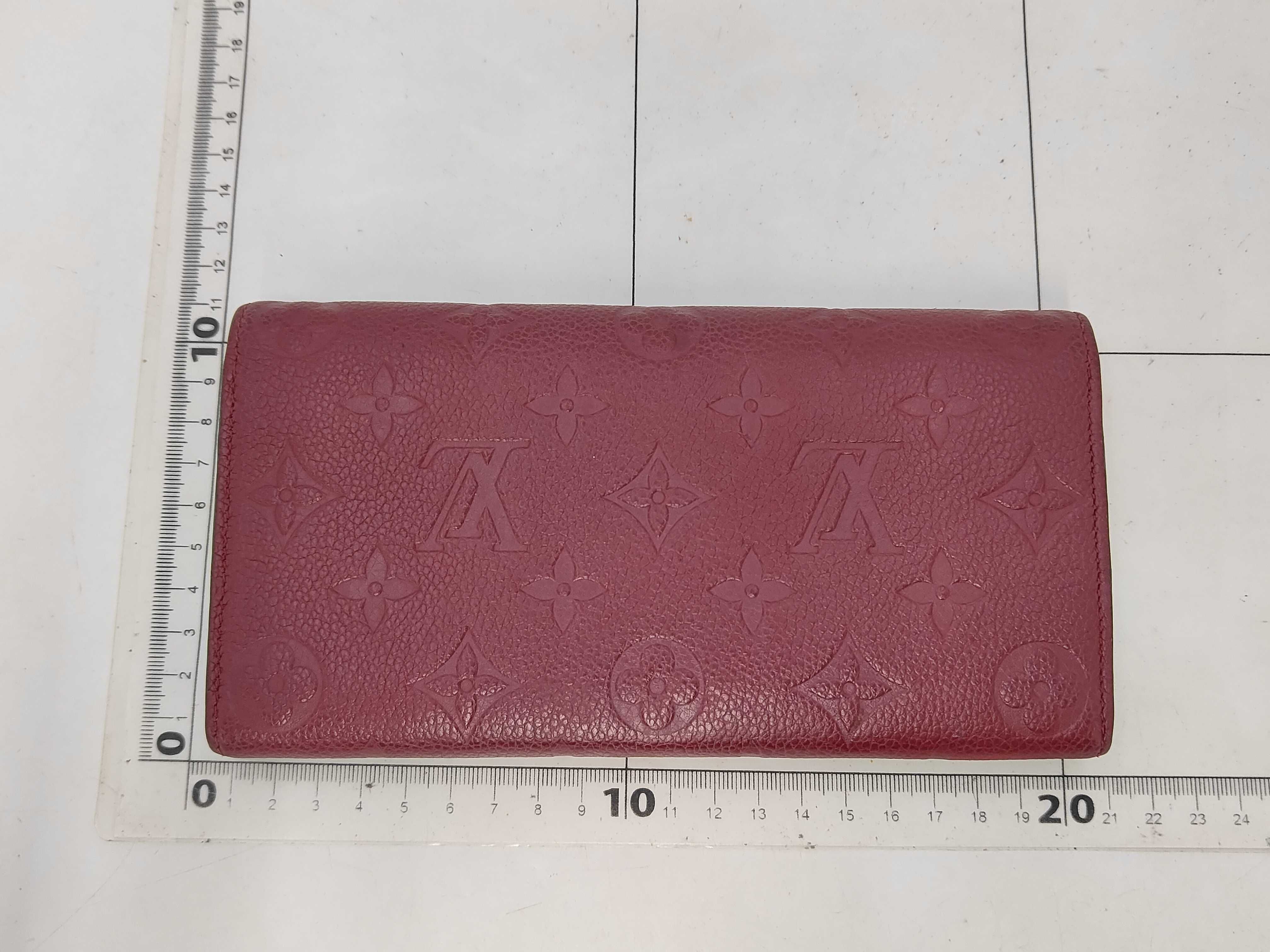 Monogram Empreinte Louis Vuitton Empreinte Portefeuille Emilie Raisin CA3187 Wallet — view 2