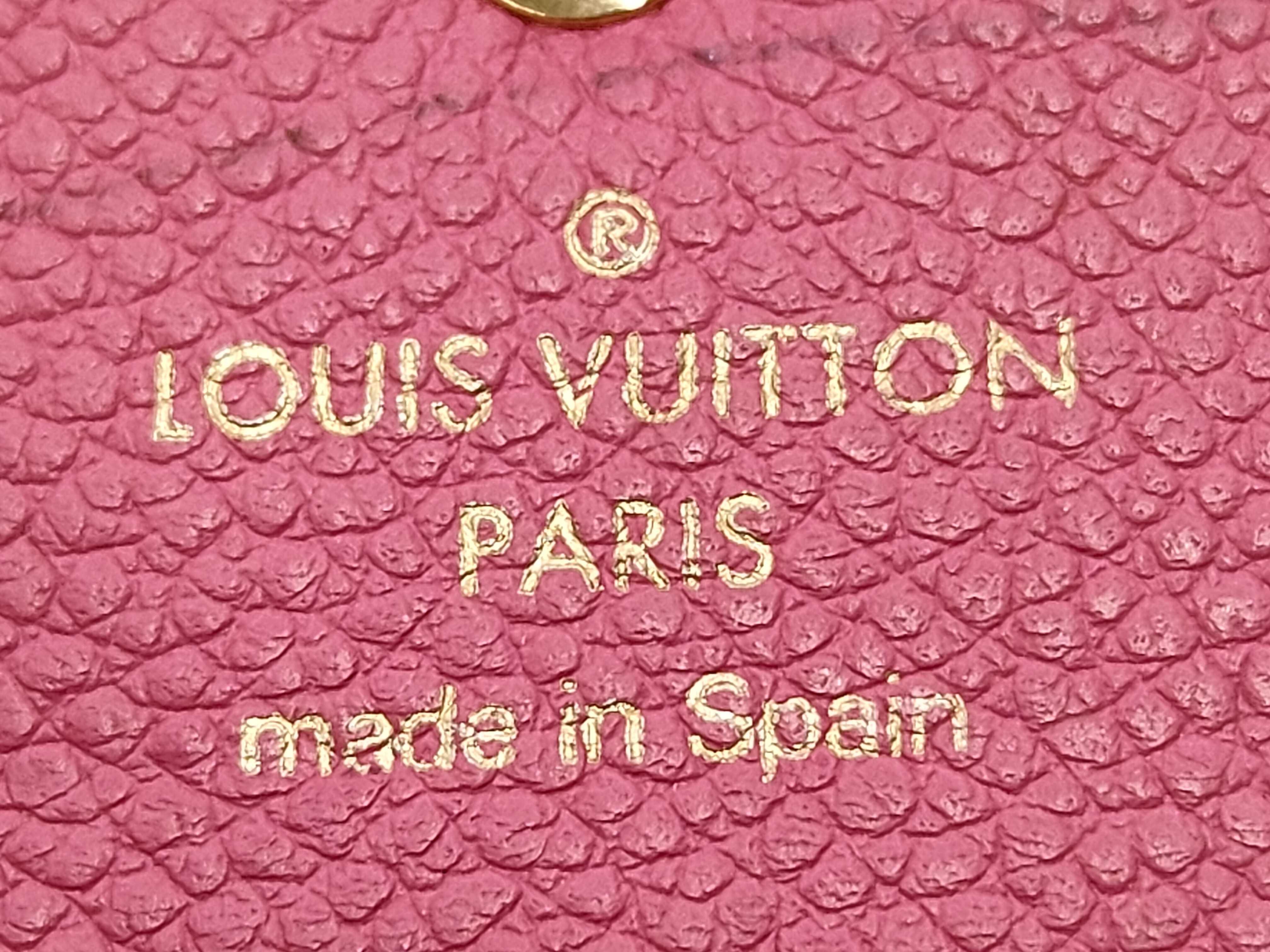 Monogram Empreinte Louis Vuitton Empreinte Portefeuille Emilie Raisin CA3187 Wallet — view 11