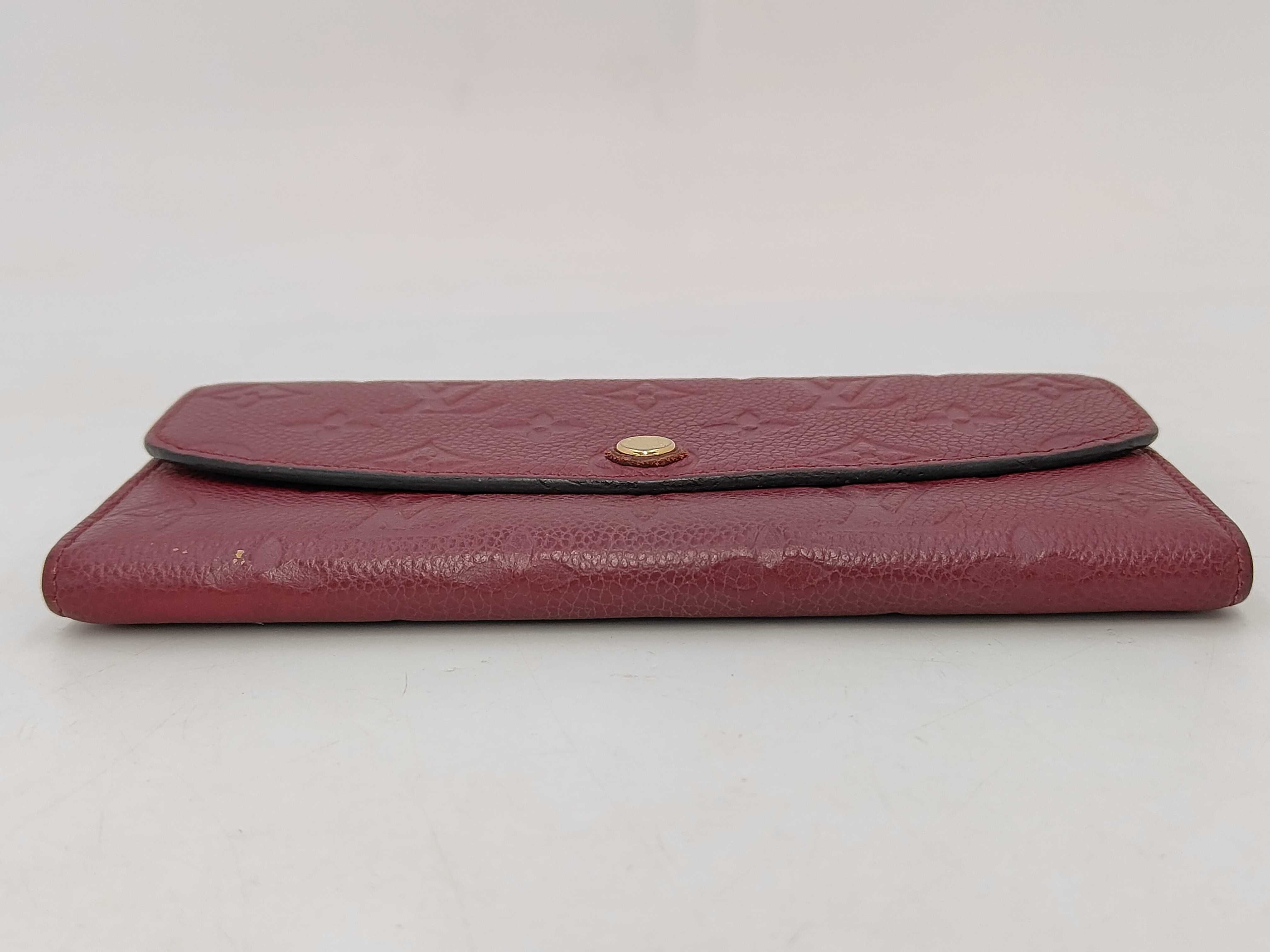 Monogram Empreinte Louis Vuitton Empreinte Portefeuille Emilie Raisin CA3187 Wallet — view 3