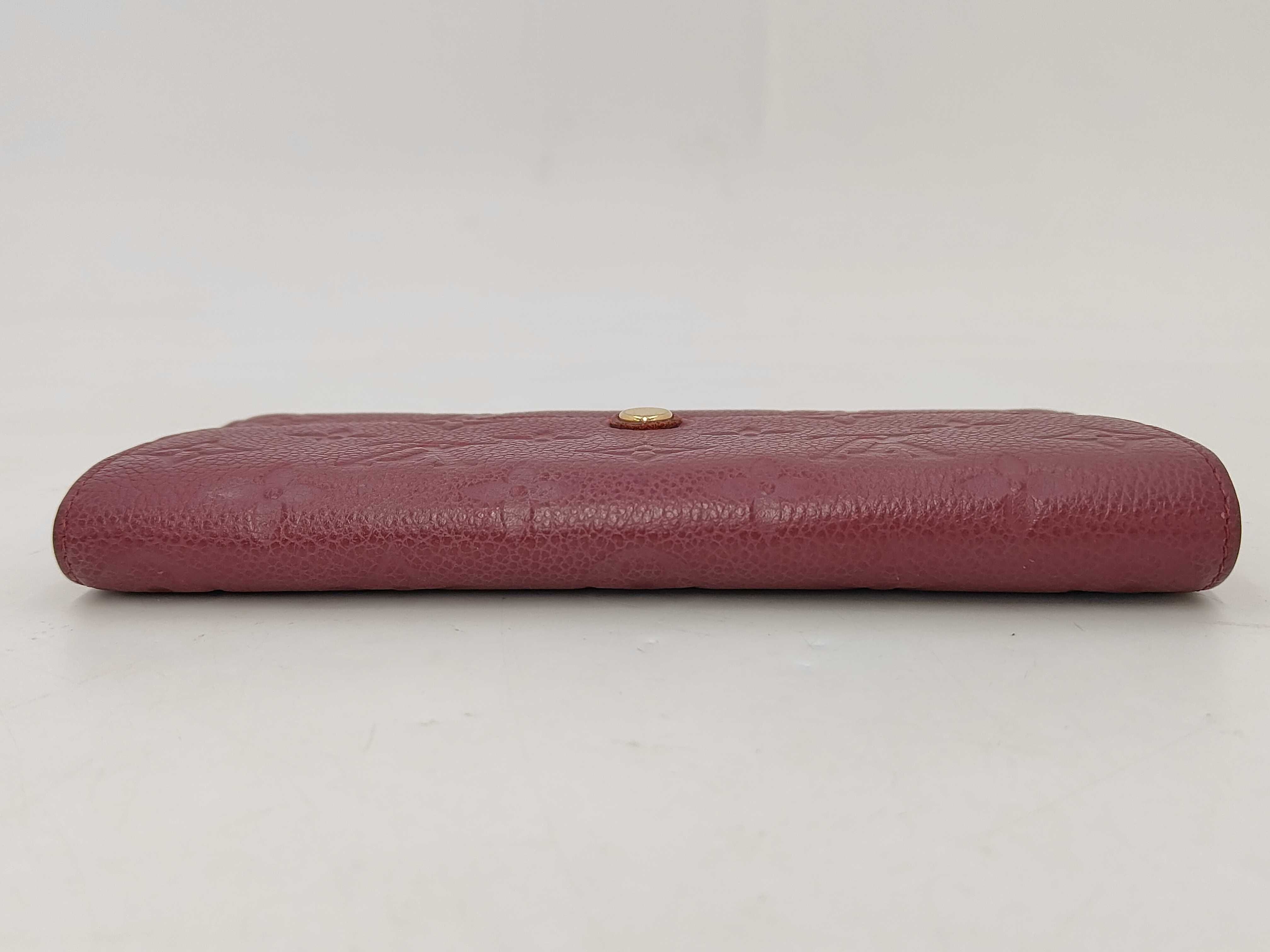 Monogram Empreinte Louis Vuitton Empreinte Portefeuille Emilie Raisin CA3187 Wallet — view 5