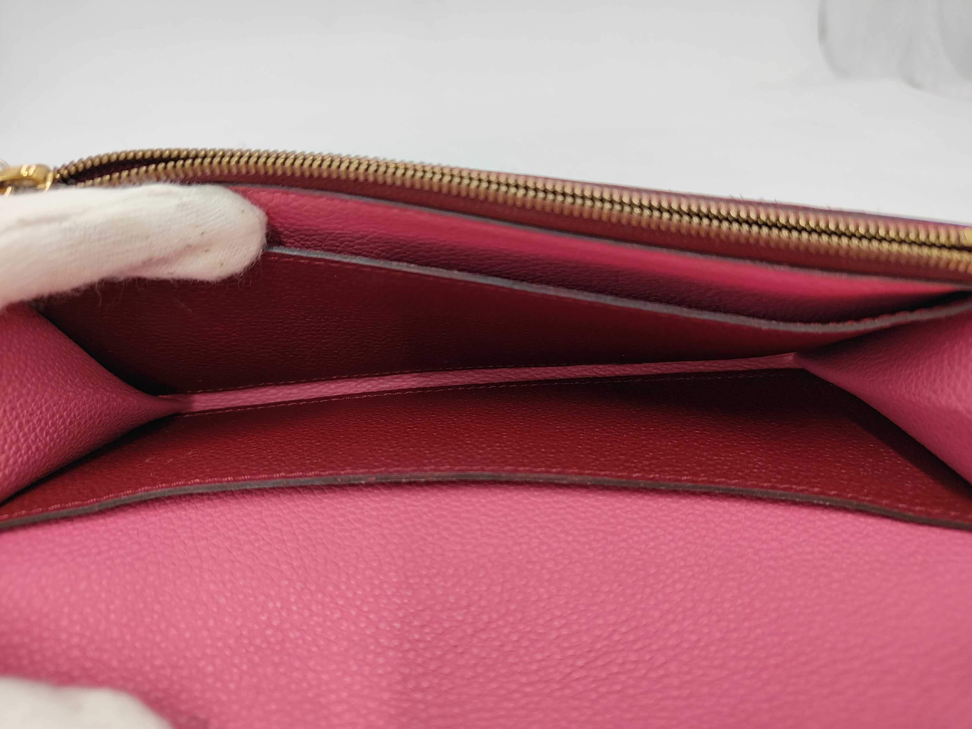 Monogram Empreinte Louis Vuitton Empreinte Portefeuille Emilie Raisin CA3187 Wallet — view 9