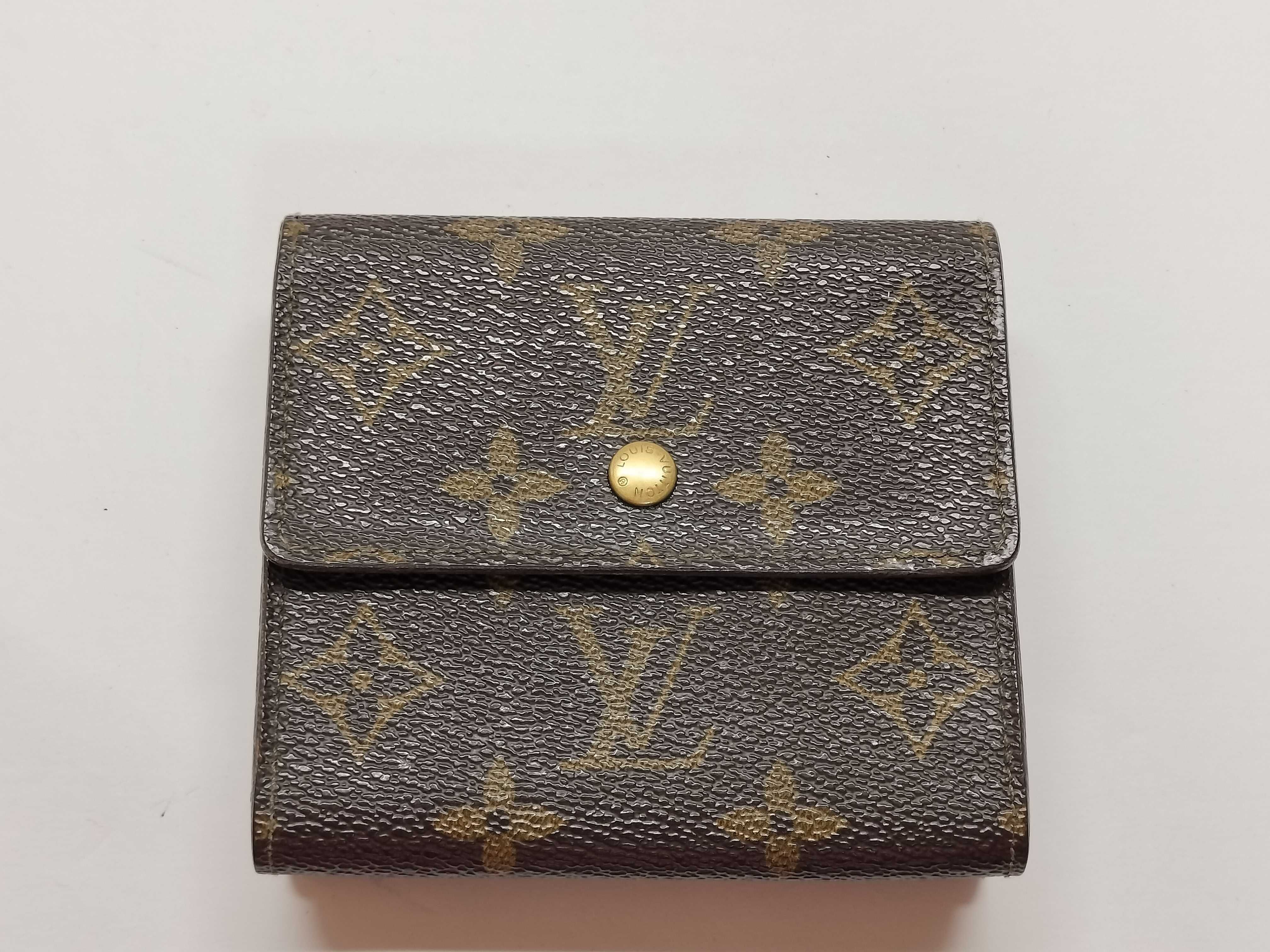 Monogram Double Snap Compact Wallet