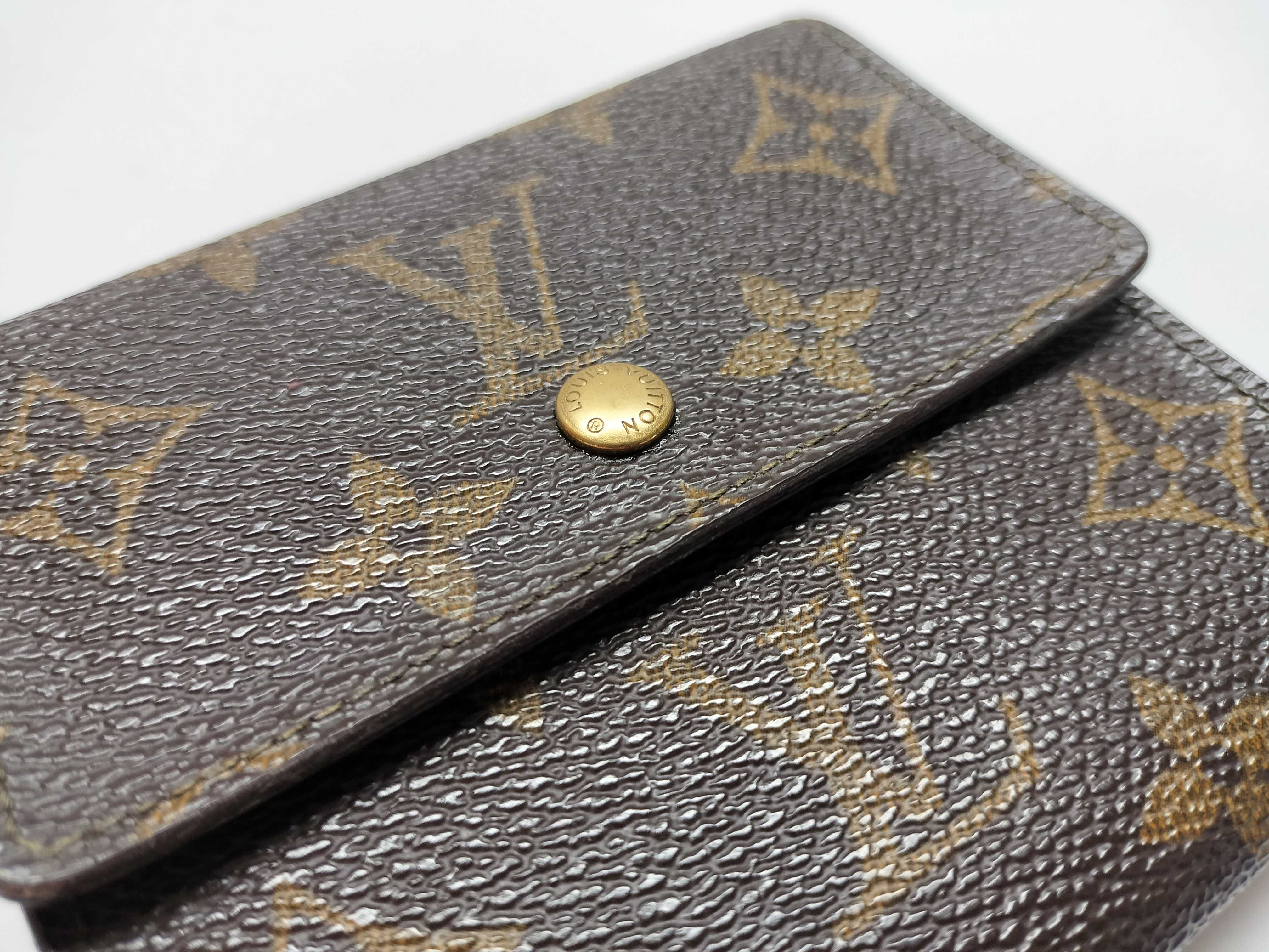 Monogram Double Snap Compact Wallet — view 7
